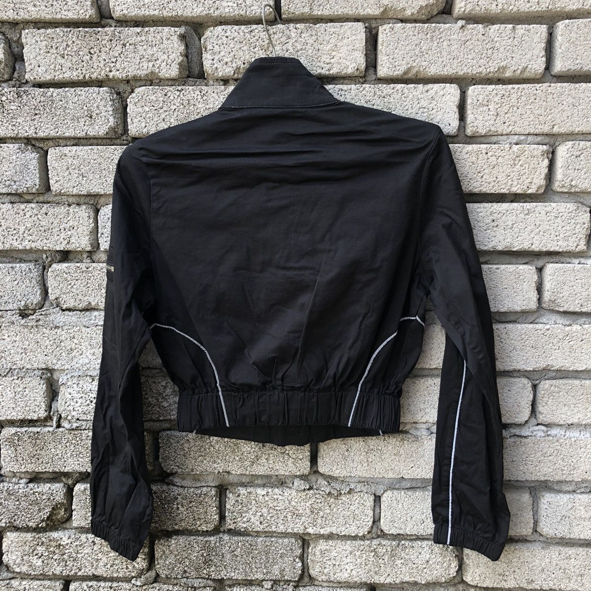 Other Project X Paris Black Cropped Windbreaker Jacket Size XS / US 0-2 / IT 36-38 - 8 Thumbnail