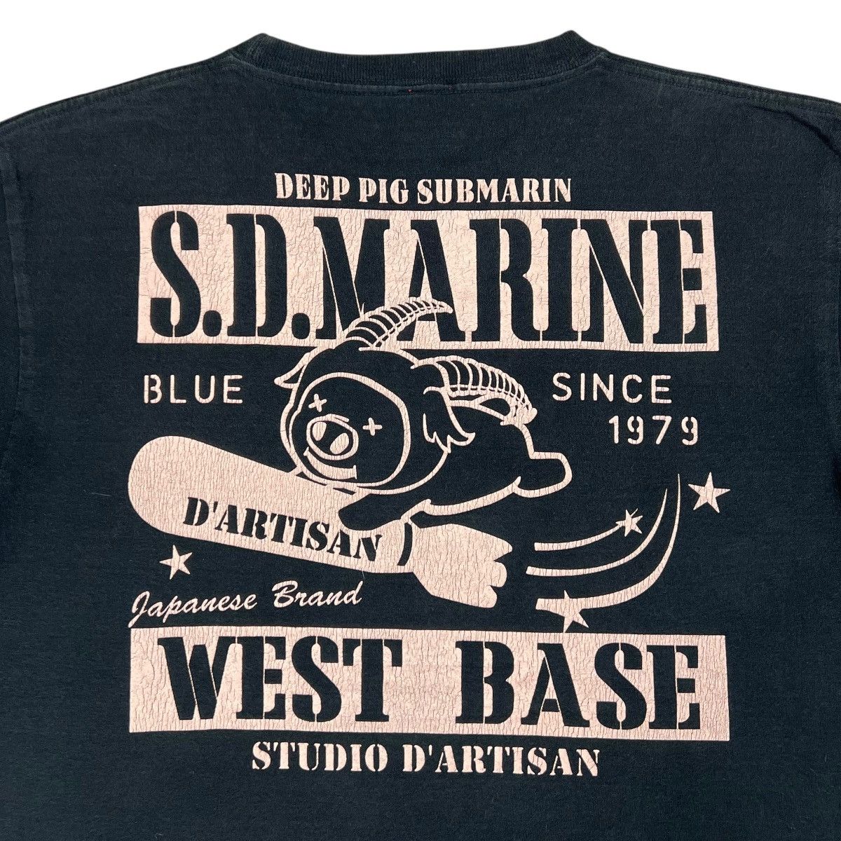 Studio D'Artisan Vintage Sunfaded Studio Dartisan Tee Size US M / EU 48-50 / 2 - 4 Thumbnail