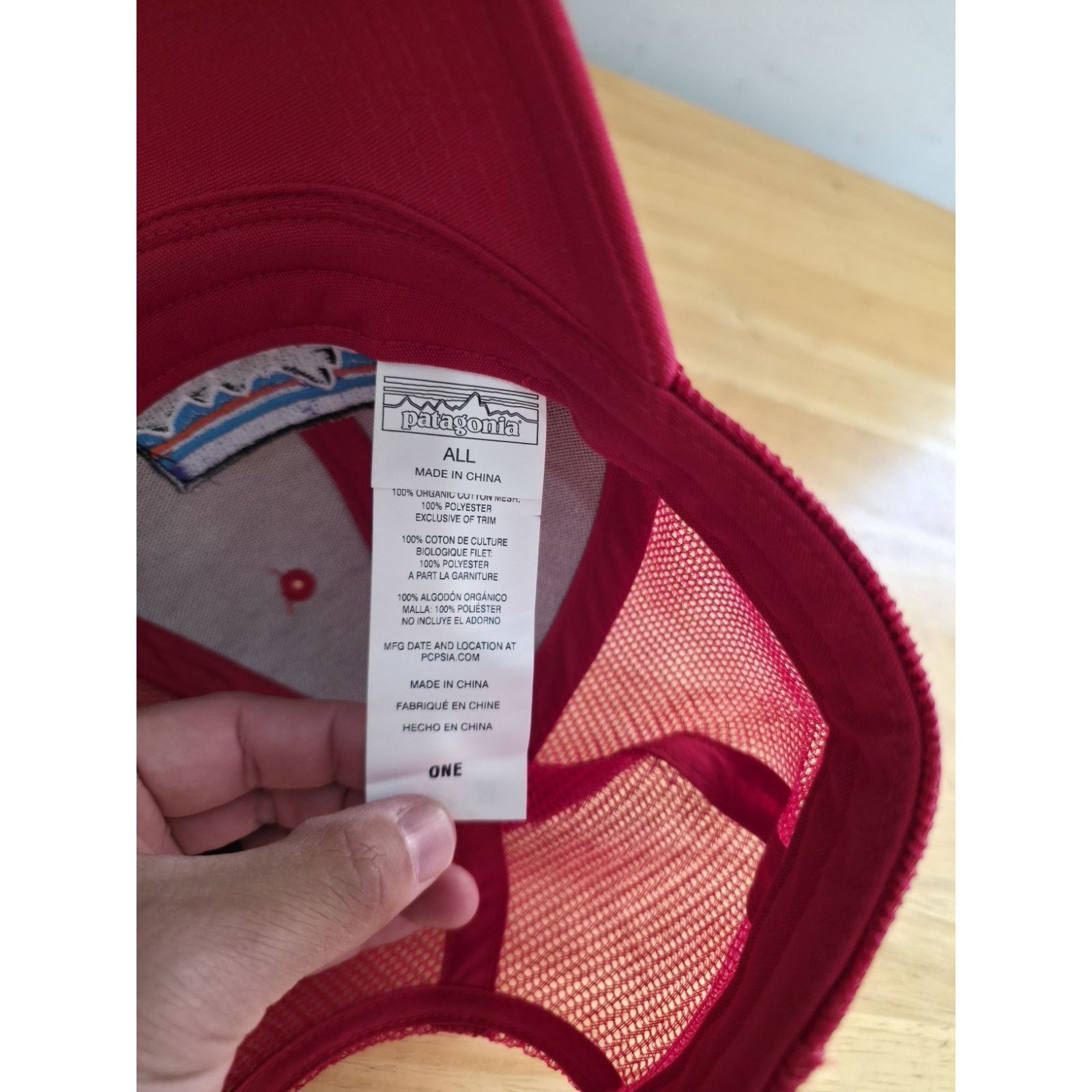 Patagonia Patagonia Snapback Trucker Hat Red One Size Adjustable Mesh Size ONE SIZE - 6 Thumbnail