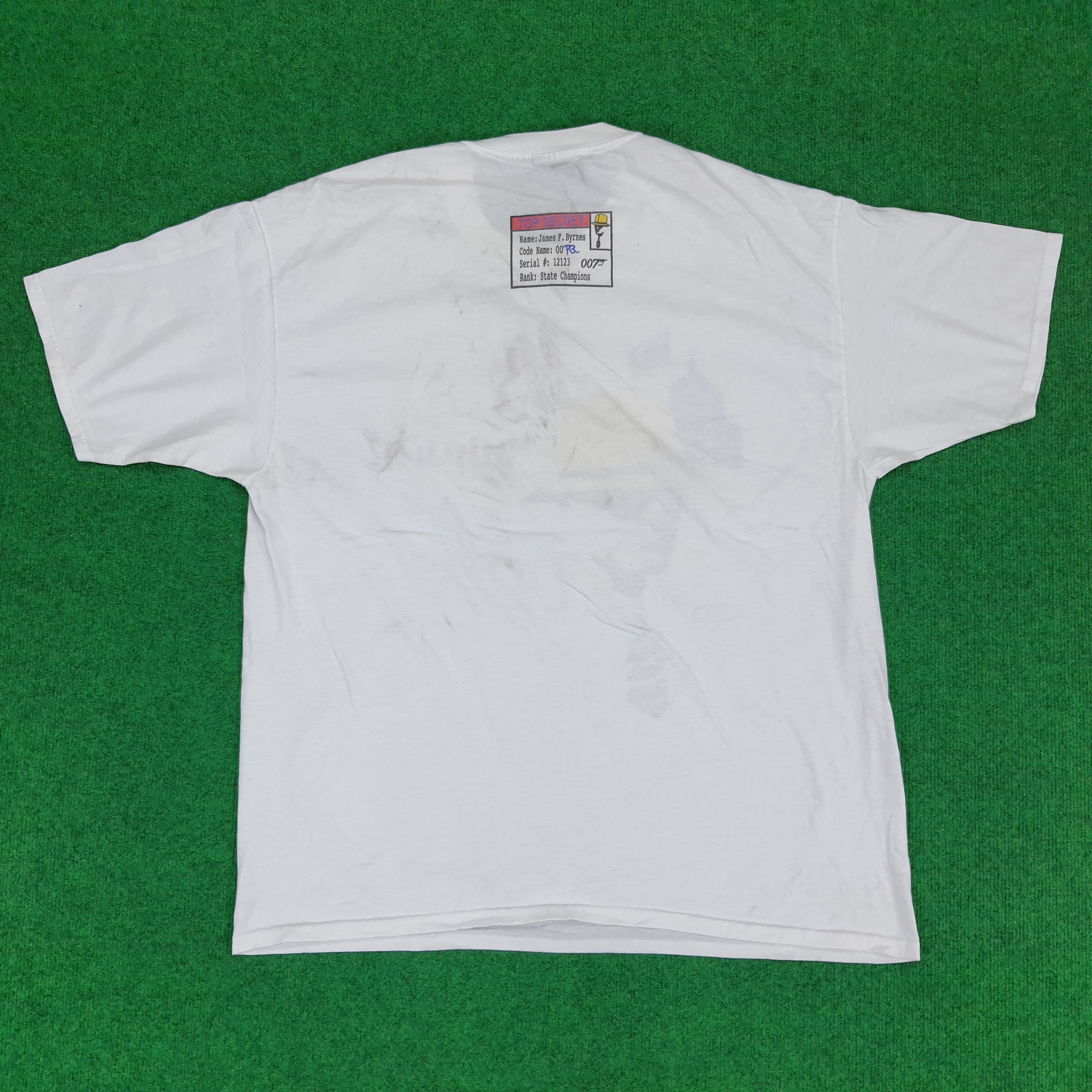 Vintage Vintage 007 James Bond On A Mission Movie T-shirt Size US XL / EU 56 / 4 - 3 Thumbnail