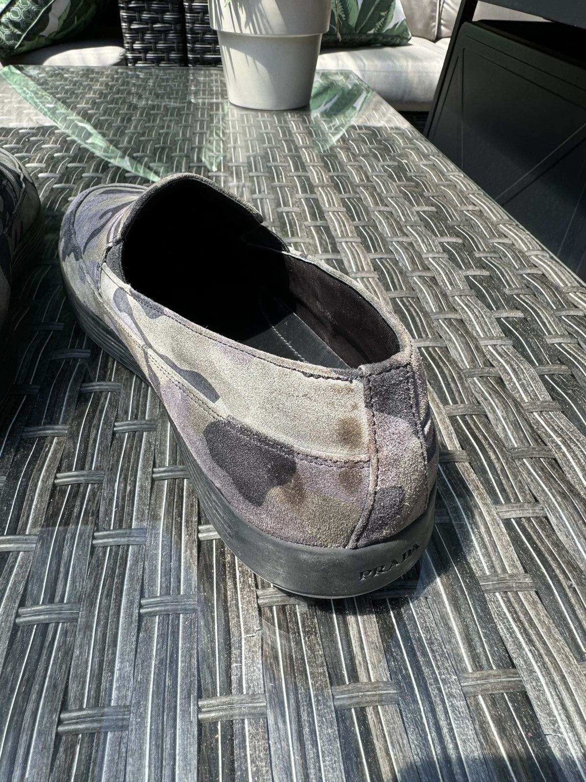 Prada Prada Suede Camo Slip-ons Size US 7 / EU 40 - 6 Thumbnail