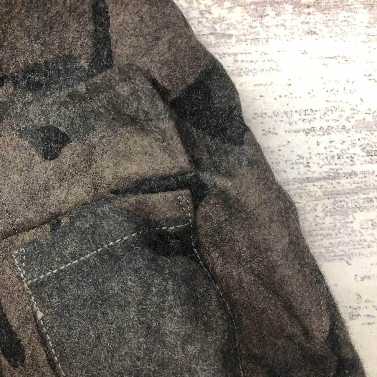 Japanese Brand Y475 NO CONCEPT BUT GOOD SENSE WOOL CAMO JACKET Size US M / EU 48-50 / 2 - 7 Thumbnail