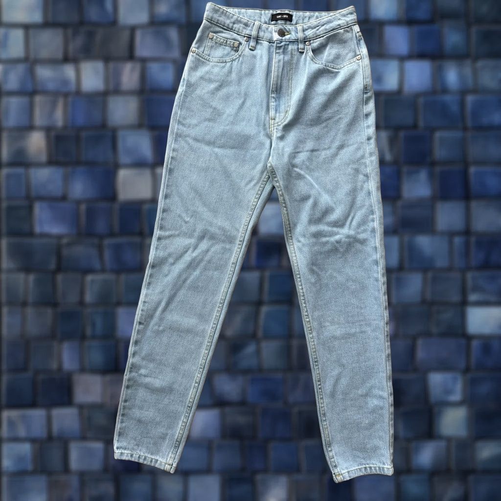 Vintage Saint + Sofia Jeans Women’s Size 24 Light Wash High Rise Denim Tapered 5-Pocket Blue 100% Cotton Regular Rise Jeans Womens Size 42" / US 20 - 1 Thumbnail