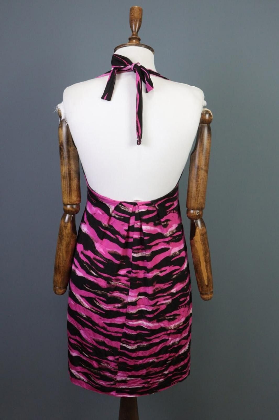 Designer Miss Sixty Multicolor Bodycon Tank A-Line Dress Size XS Size XS / US 0-2 / IT 36-38 - 7 Thumbnail