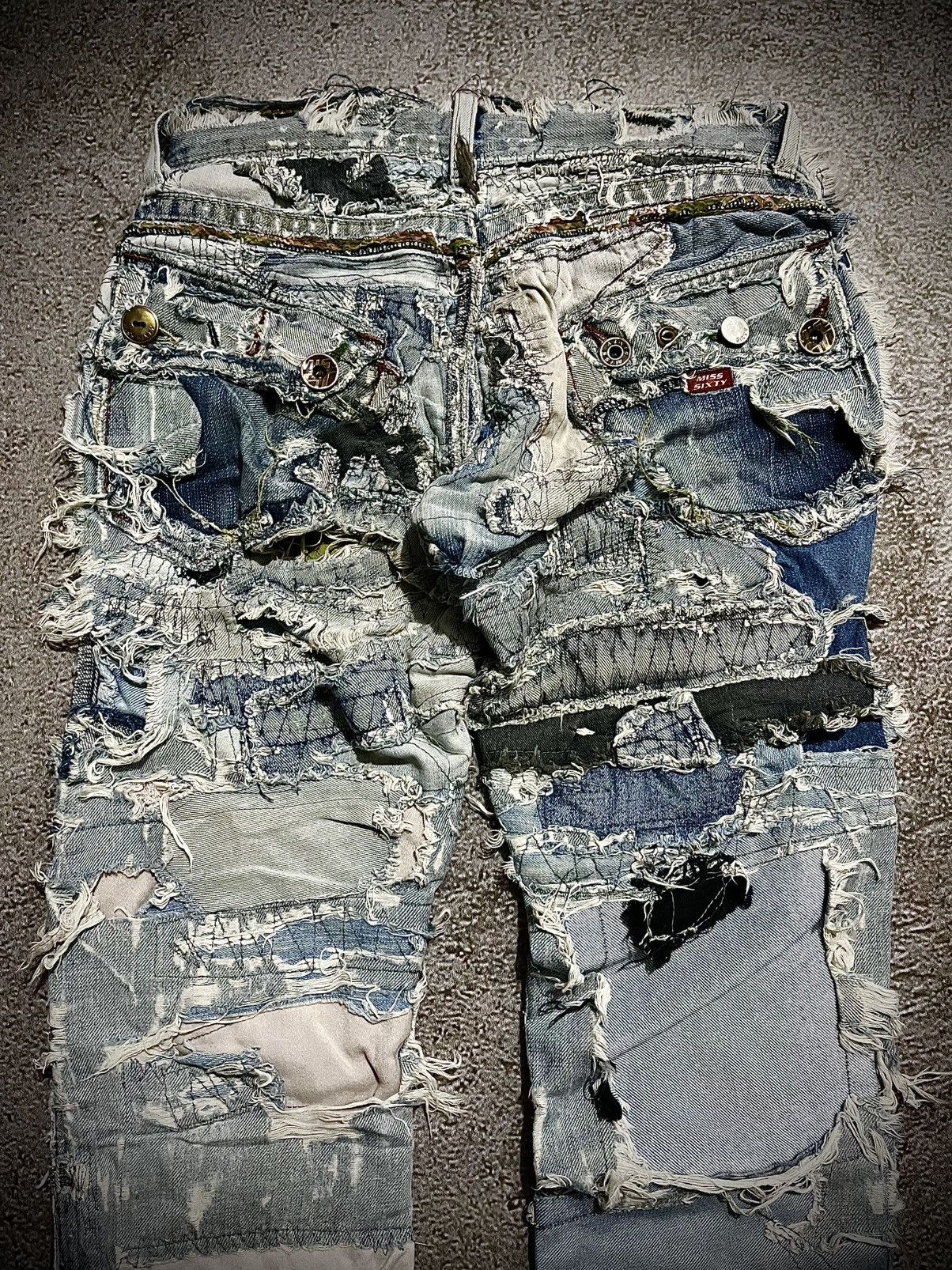 Vintage Vintage Miss Sixty Distressed Denim Jeans LGB Style Size US 29 - 10 Thumbnail