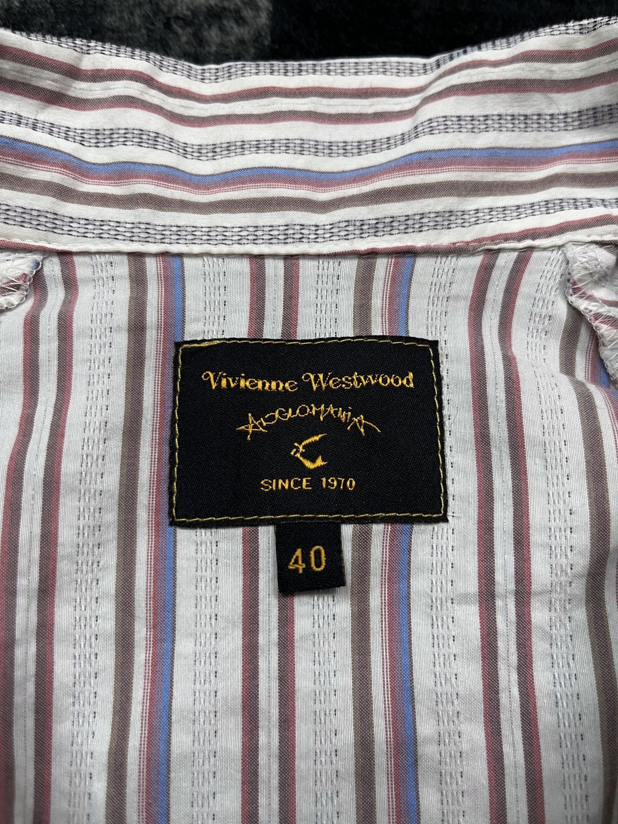 Vivienne Westwood Y2K Vivienne Westwood Fitted Bodice Stripe Shirts Theatrical Size M / US 6-8 / IT 42-44 - 7 Thumbnail