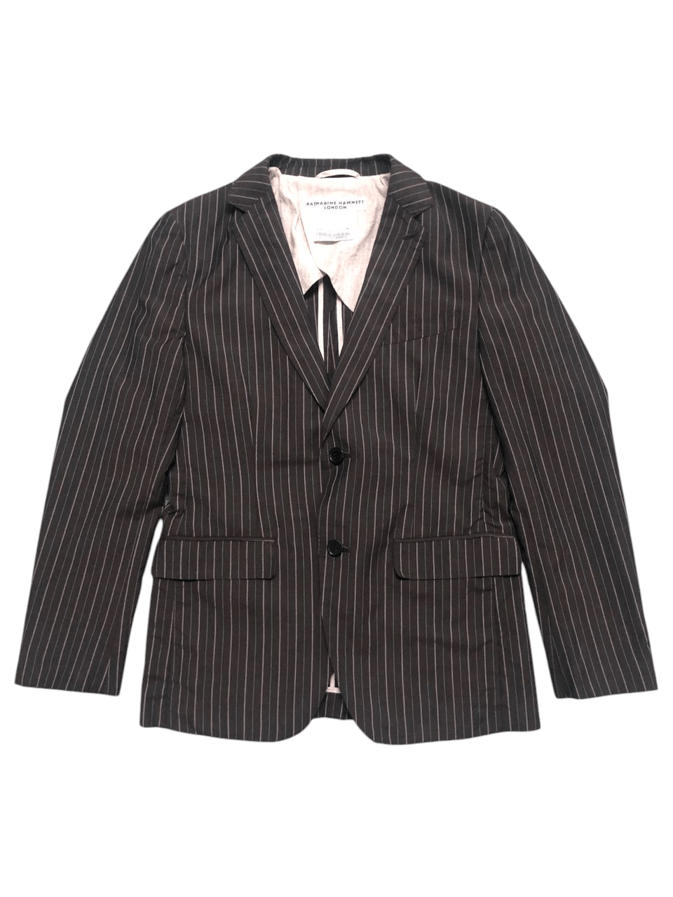 VINTAGE KATHARINE HAMNETT LONDON STRIPES BLAZER JACKET