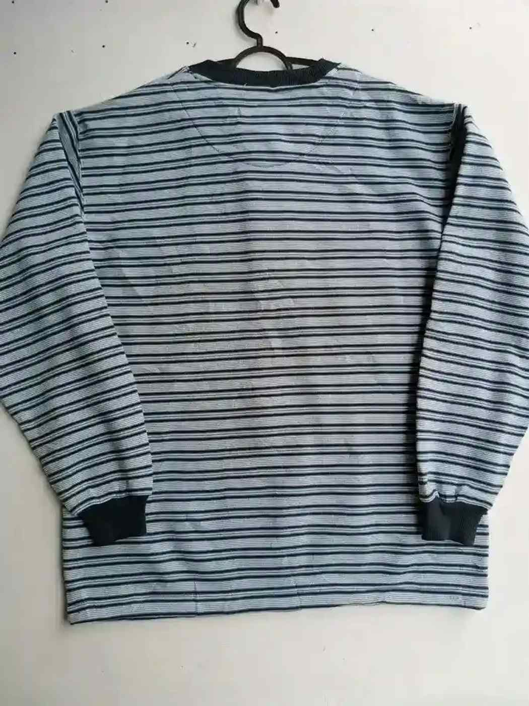 Japanese Brand Vintage Troy Bross Stripe Sweatshirt Size US M / EU 48-50 / 2 - 6 Thumbnail