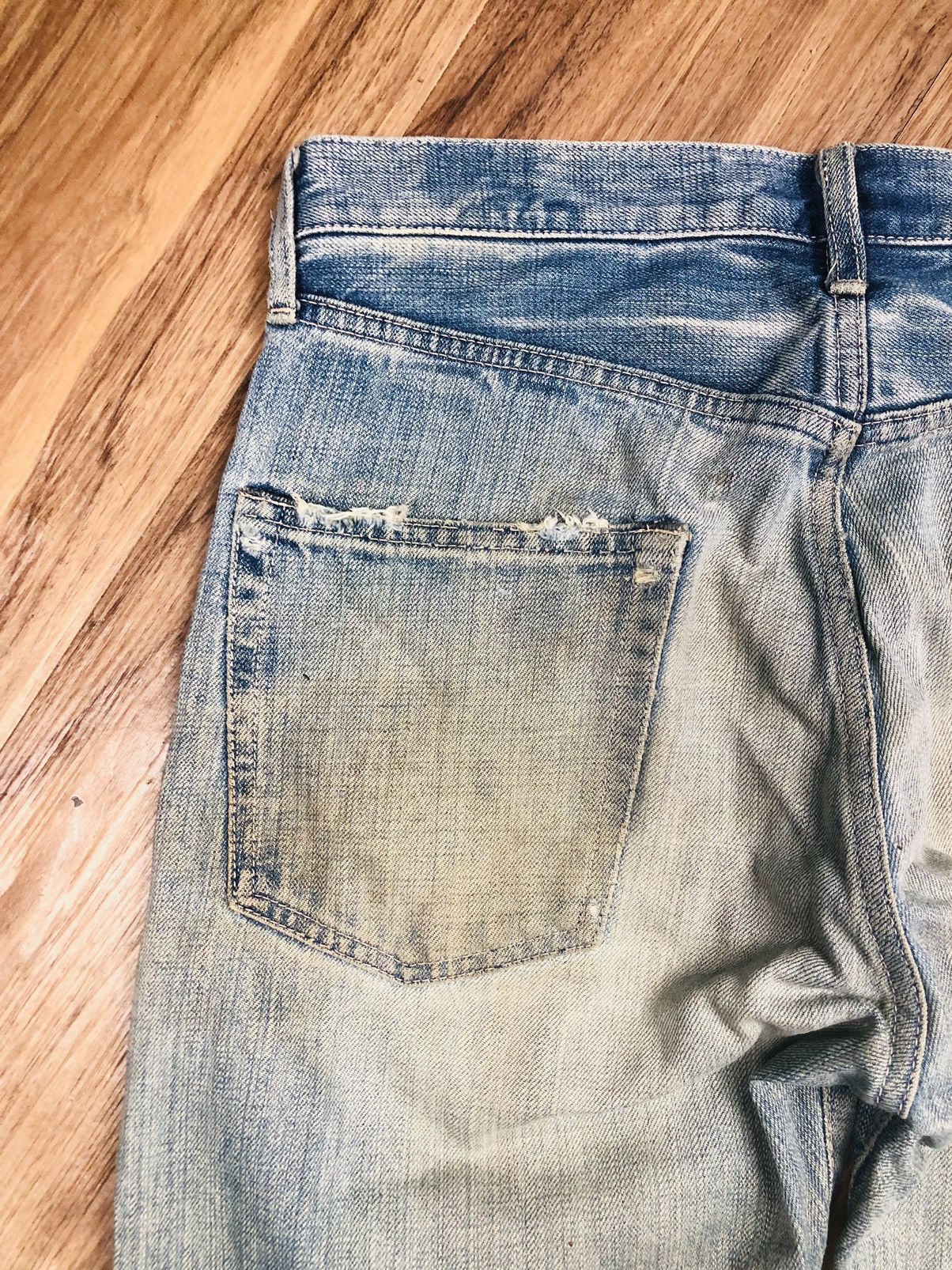 Japanese Brand Japanese Denim Vintage Ripped - Domingo Co. Ltd. (37) Size US 30 / EU 46 - 14 Thumbnail