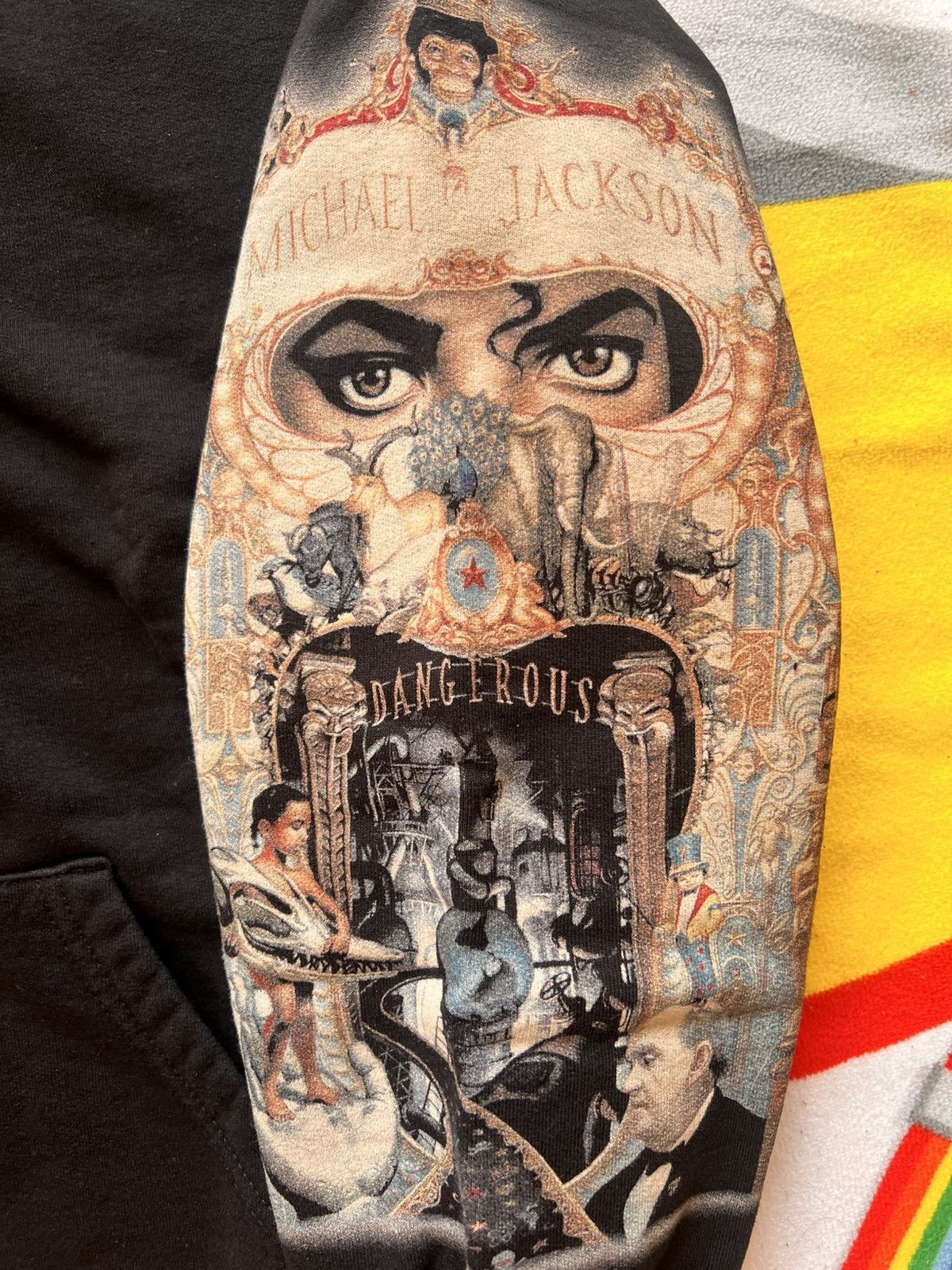 Supreme Supreme Michael Jackson Dangerous Zip Up Hooded Sweatshirt Size US XL / EU 56 / 4 - 8 Thumbnail