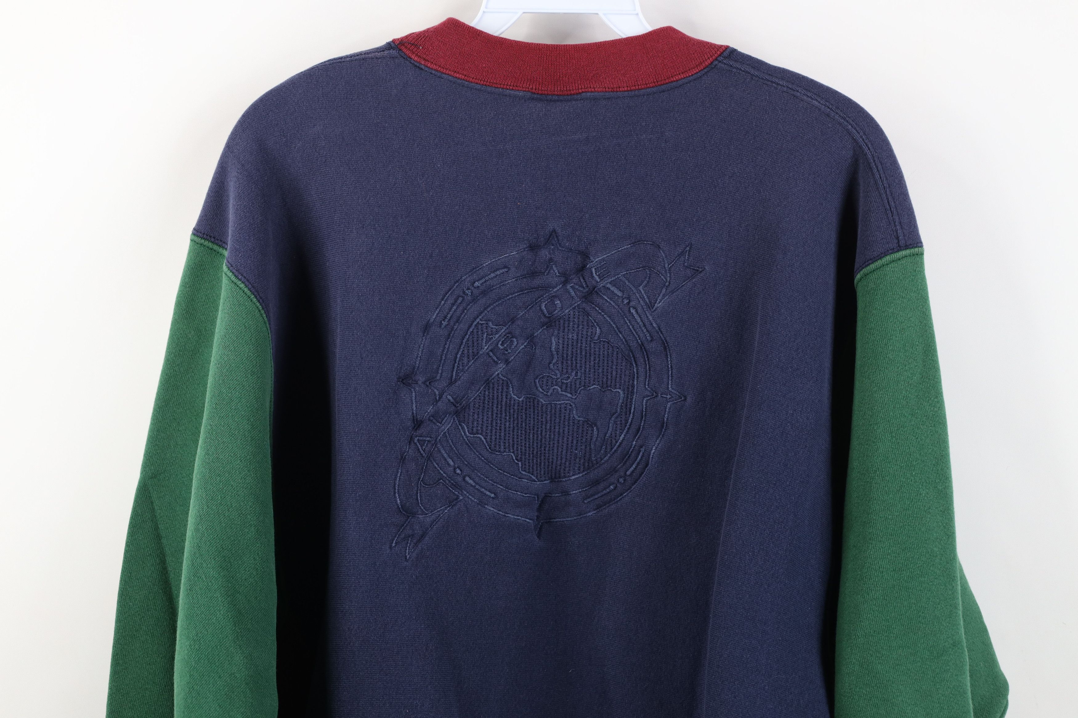 Hard Rock Cafe Vintage 90s Hard Rock Cafe Orlando Reverse Weave Sweatshirt Size US L / EU 52-54 / 3 - 14 Thumbnail