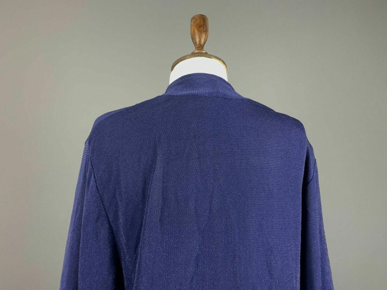 Gianni Valentino Ladies Ganni Blue Long Sleeve V-Neck A-Line Dress Size XS Size XS / US 0-2 / IT 36-38 - 5 Thumbnail