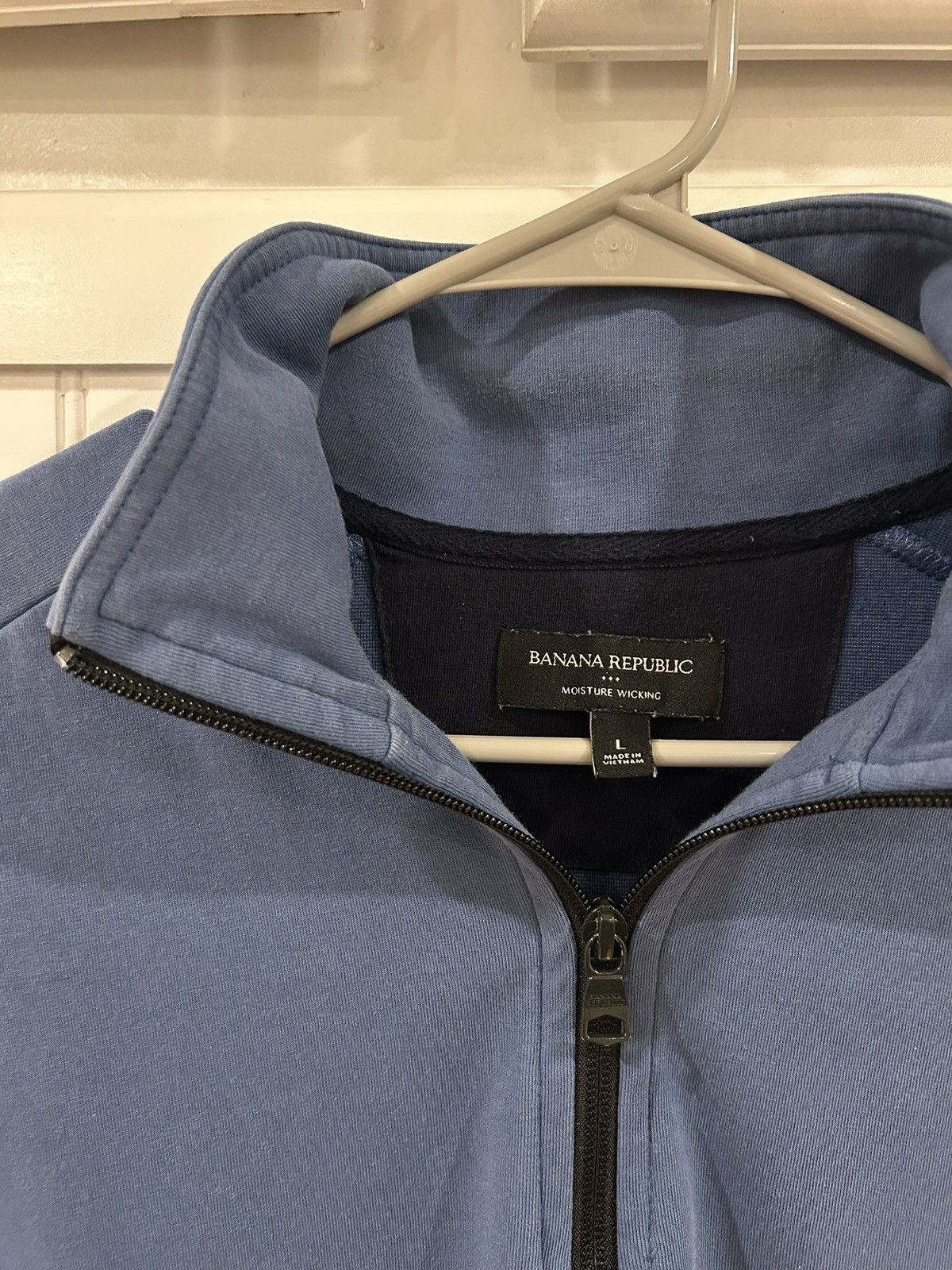 Banana Republic Banana Republic Quarter Zip Pullover Blue Size US L / EU 52-54 / 3 - 2 Thumbnail
