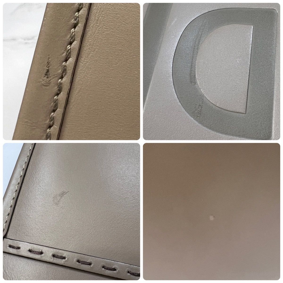 FENDI Tan Sunshine Calfskin Medium Tote Bag Purse