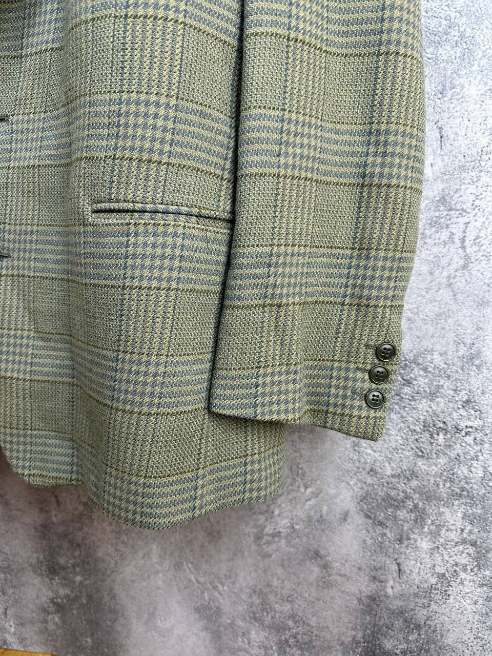 Giorgio Armani Giorgio Armani Le Collezioni Wool Plaid Tailored Blazer Size 54R - 8 Thumbnail