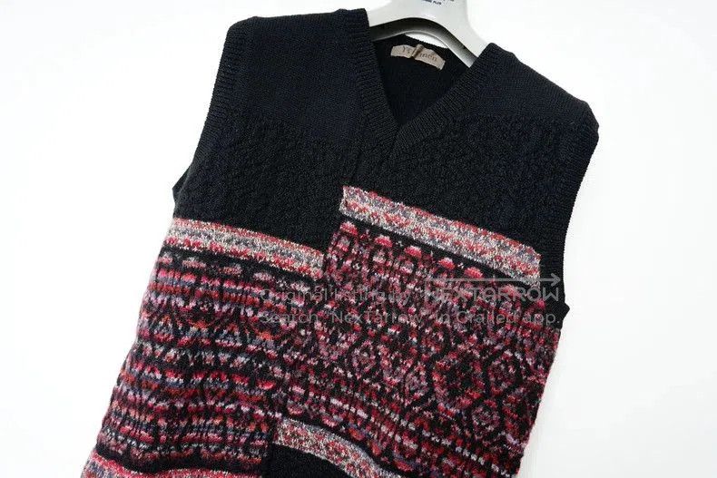 Yohji Yamamoto Yohji Yamamoto Vintage Knit Paneled Vest Size US M / EU 48-50 / 2 - 3 Thumbnail