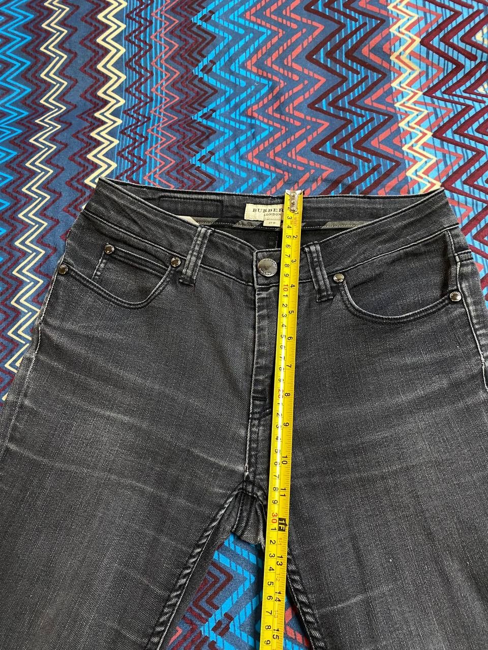 Burberry × Vintage Burberry Women’s Navy Jeans Size 27" / US 4 / IT 40 - 15 Thumbnail