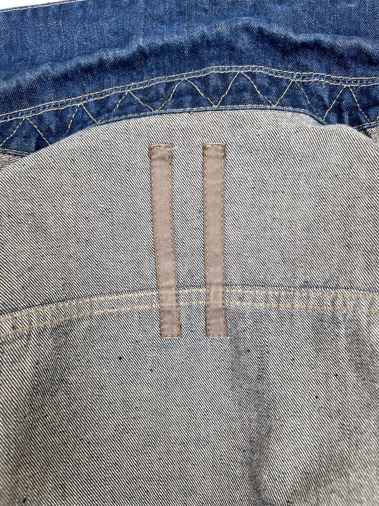 Rick Owens DRKSHDW 2000's Denim Cropped Jacket Size US M / EU 48-50 / 2 - 9 Thumbnail
