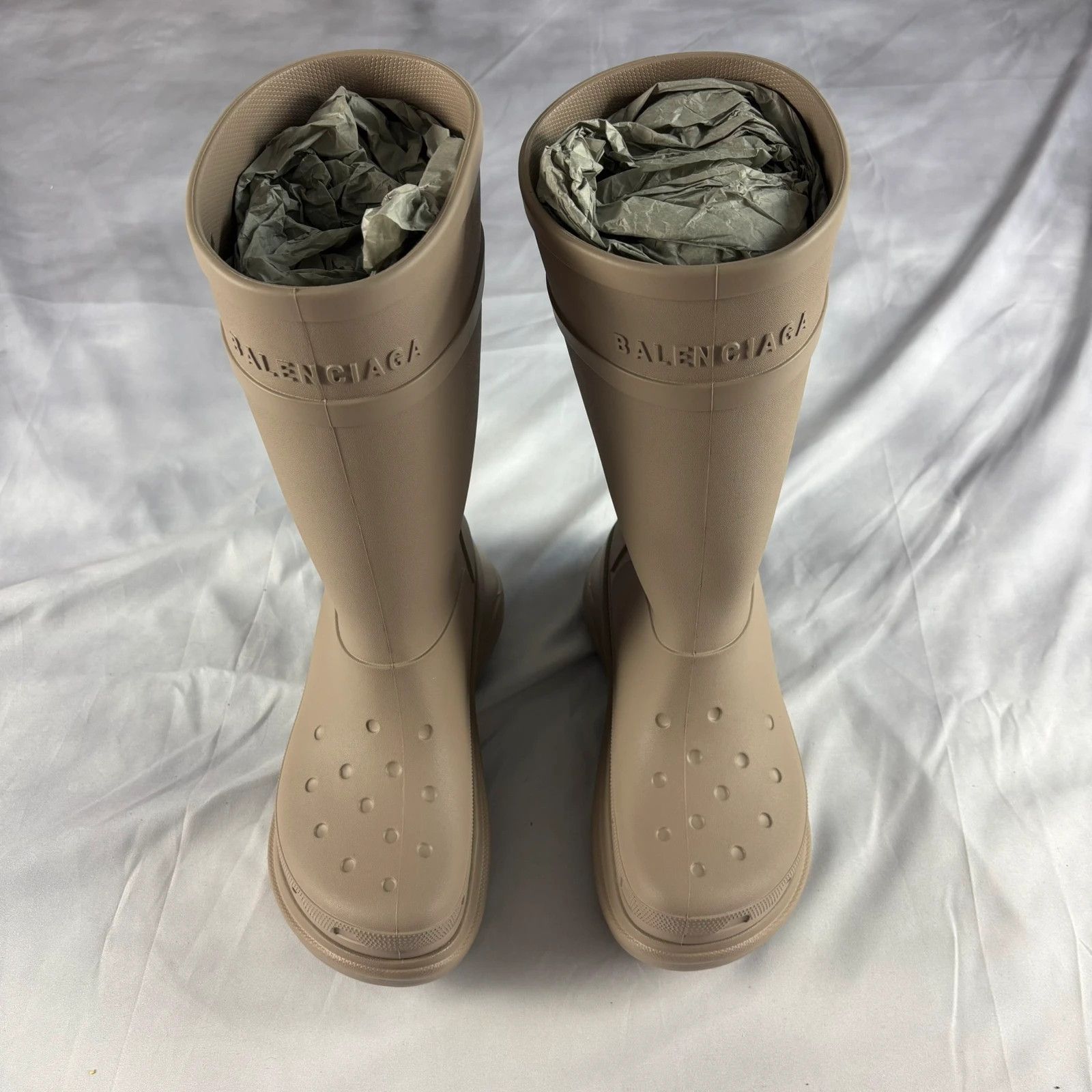 Balenciaga Balenciaga beige croc Size US 10 / EU 43 - 3 Thumbnail