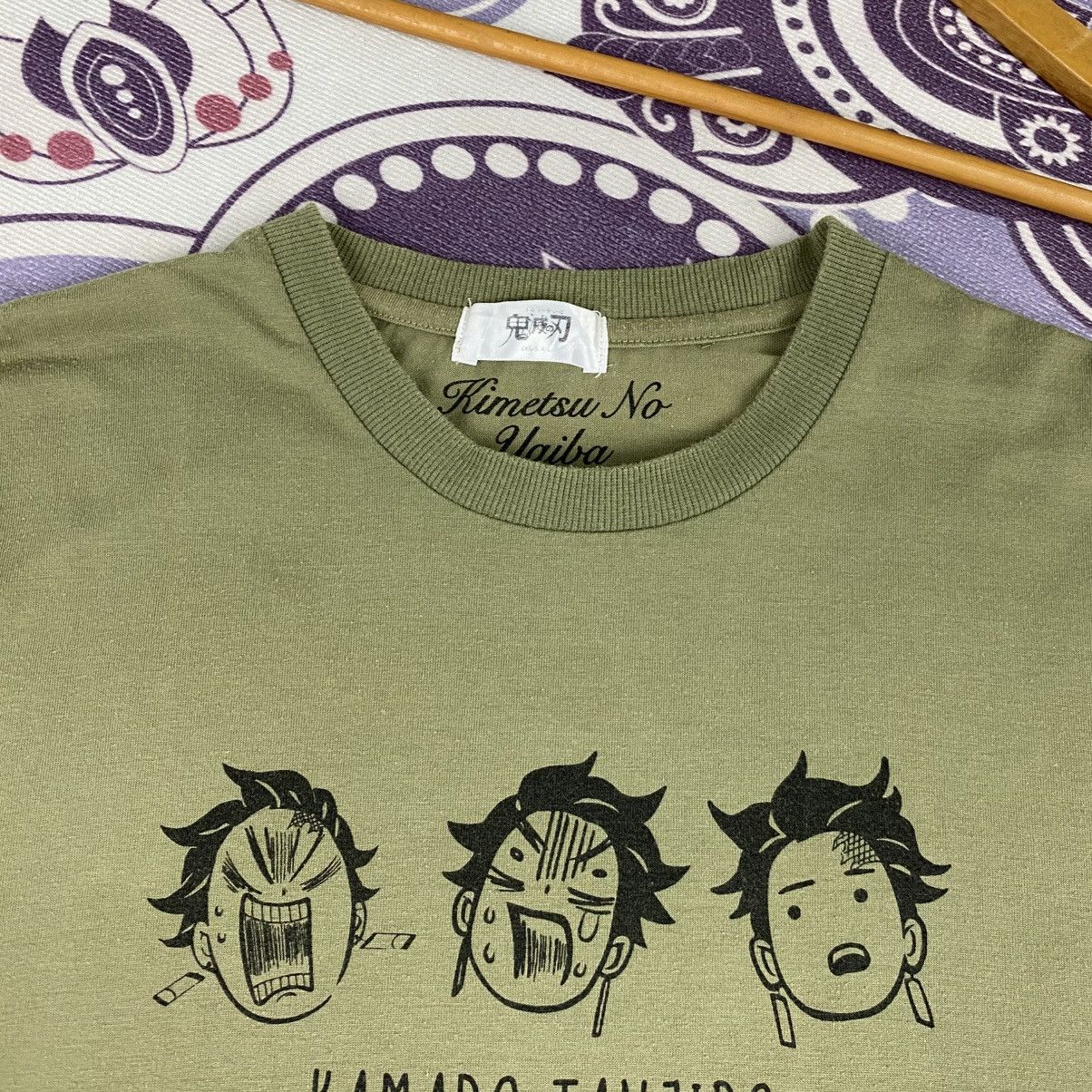 Anime Rare🔥Kamado Tanjiro Anime Shirt Big Logo Spell Out Size US M / EU 48-50 / 2 - 7 Thumbnail