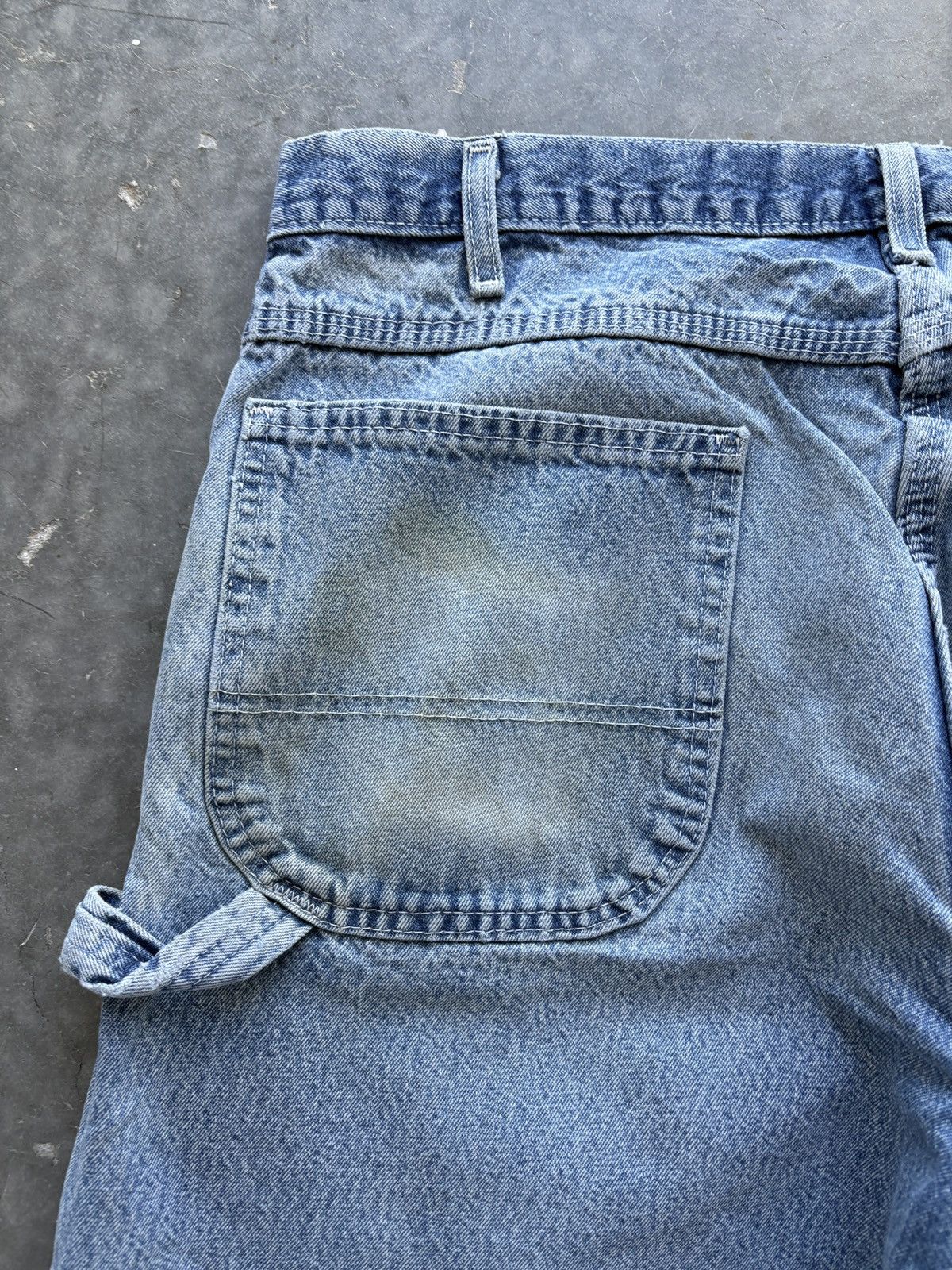 Dickies Thrashed Vintage Y2K Dickies Carpenter Jeans 36x31 Faded Size US 36 / EU 52 - 12 Thumbnail
