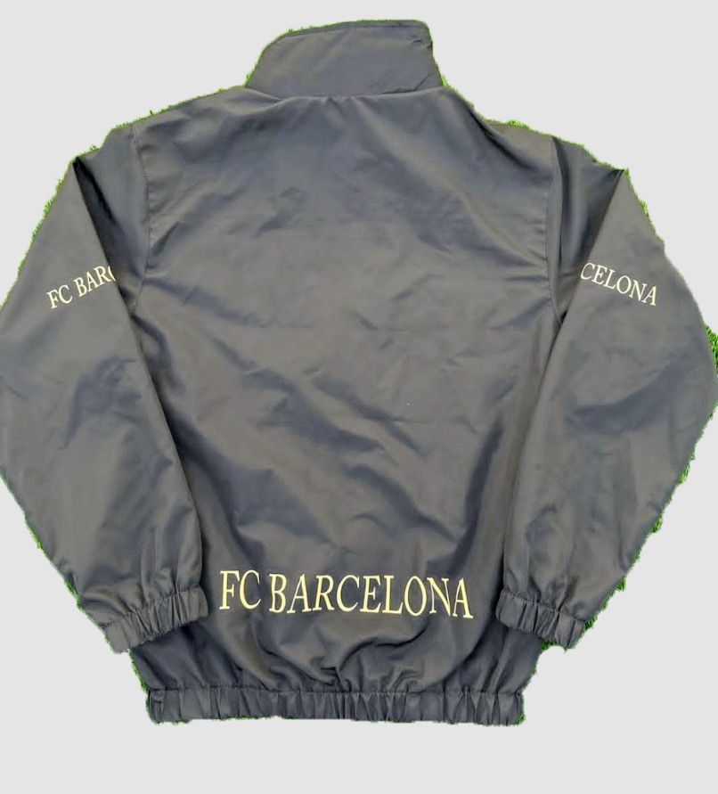 Vintage 💀 F.C. Barcelona 🔥🔥 Unisex Adults Streetwear Jacket Coats Size US M / EU 48-50 / 2 - 2 Thumbnail