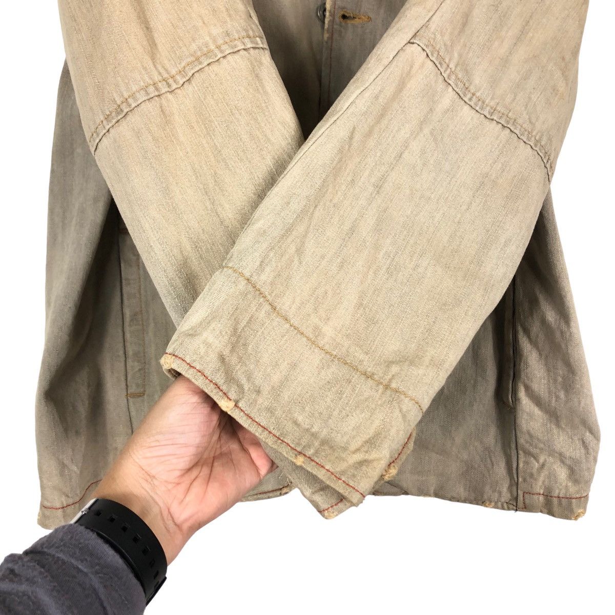 Issey Miyake 🔥Vintage Chore Work Jacket Union Pwpl Issey Miyake Japan Size US L / EU 52-54 / 3 - 15 Thumbnail