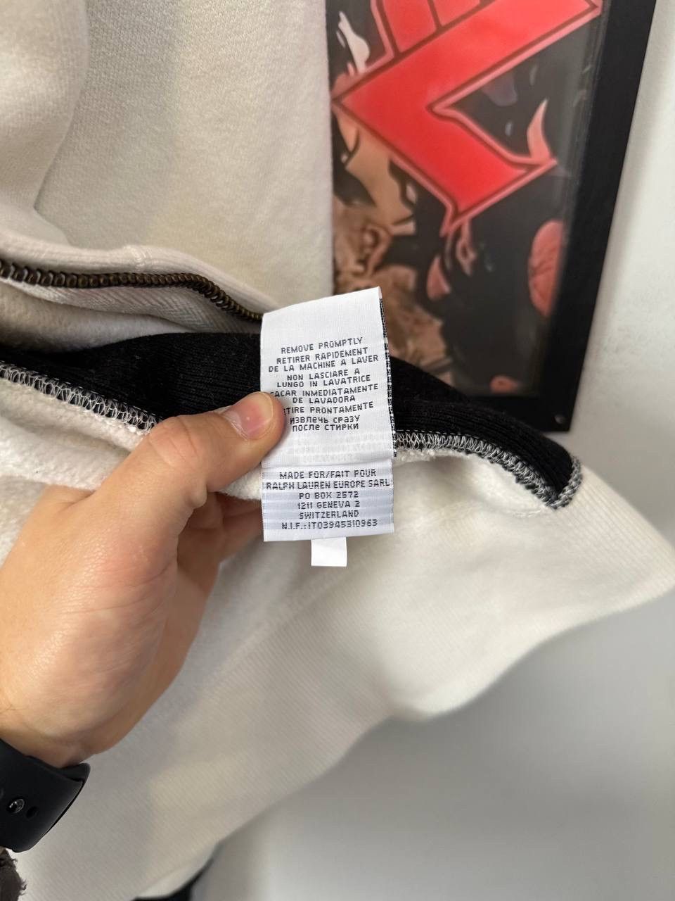 Polo Ralph Lauren Vintage Polo Ralph Lauren Hoodie White Y2K cheef keef Size US M / EU 48-50 / 2 - 9 Thumbnail