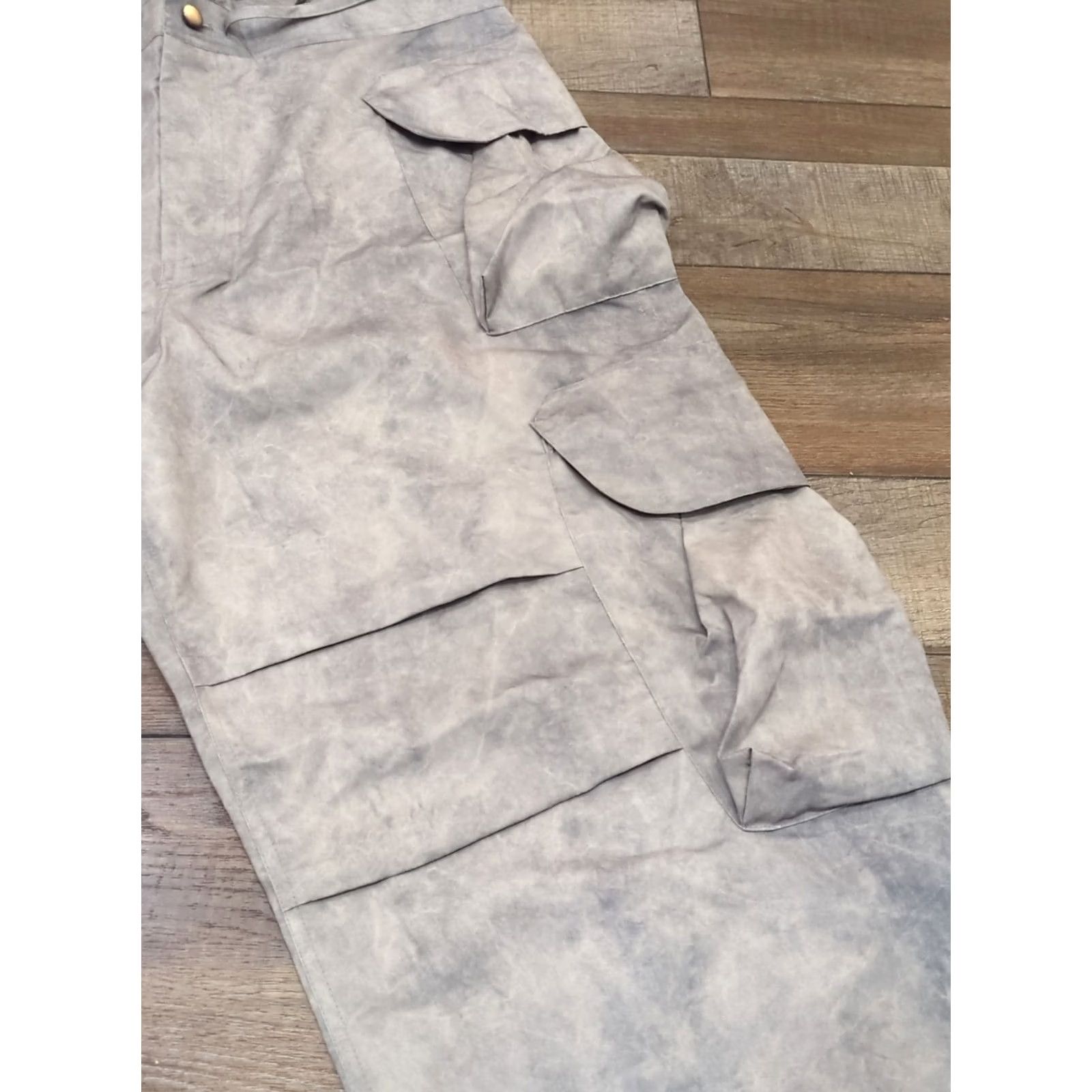 Fashion Nova Fashion Nova Mens Cargo Pants Marble Gray NWT Size 38 Skinny Inseam 31 Multicolor Cargo Style Casual Pants Mens Size US 38 / EU 54 - 2 Thumbnail