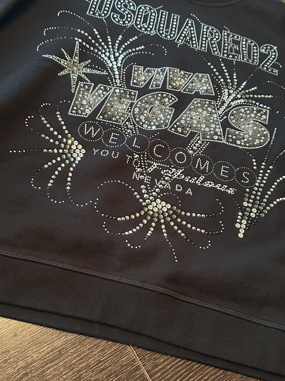 DSQUARED 2 Las Vegas print sweatshirt