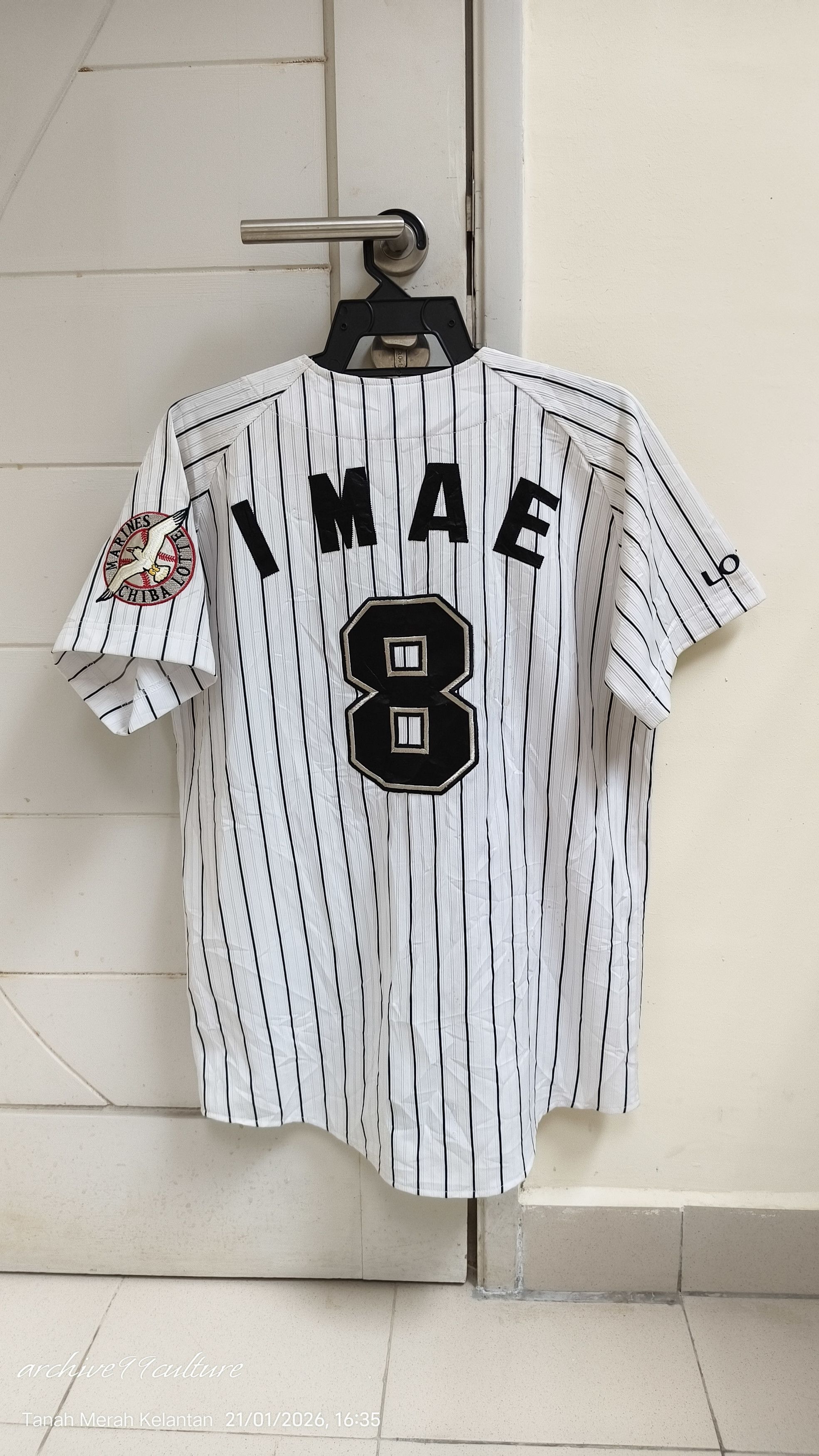 Descente Rare Chiba Lotte Marines Toshiaki Imae Home Jersey Size US M / EU 48-50 / 2 - 5 Thumbnail