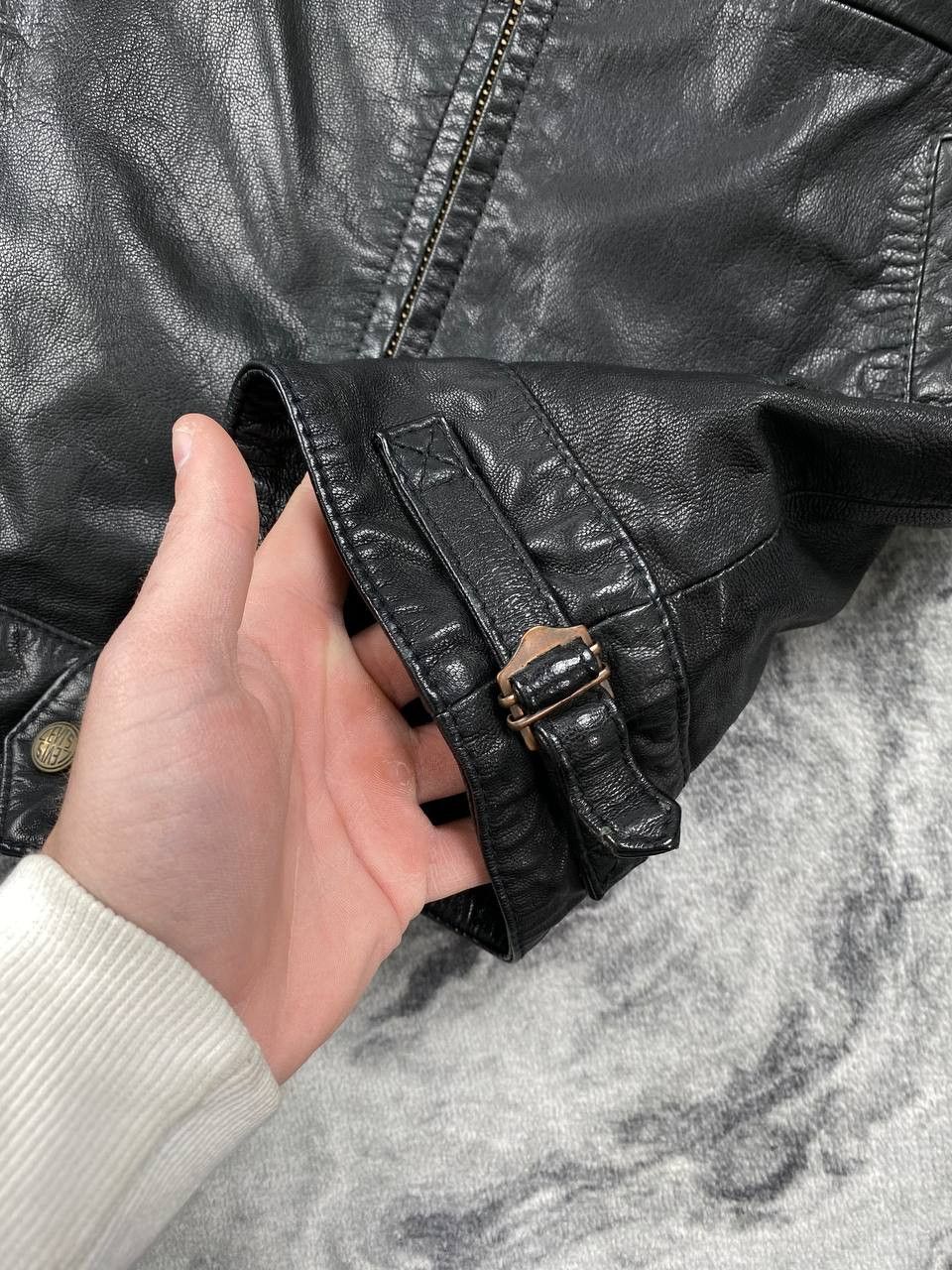 Levi's Vintage Levi's Leather Simple Jacket 00s Men Size S Black Size US S / EU 44-46 / 1 - 6 Thumbnail