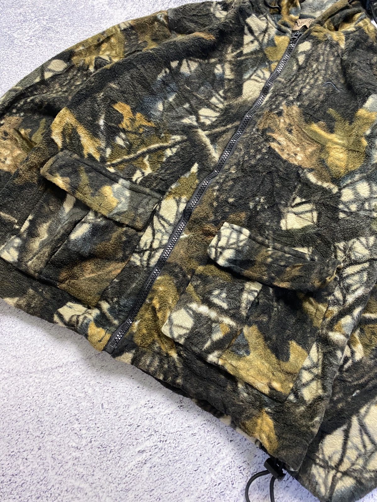 Realtree × Vintage Vintage Realtree Crazy Zip Up Hoodie Camo Y2K Size US S / EU 44-46 / 1 - 7 Thumbnail