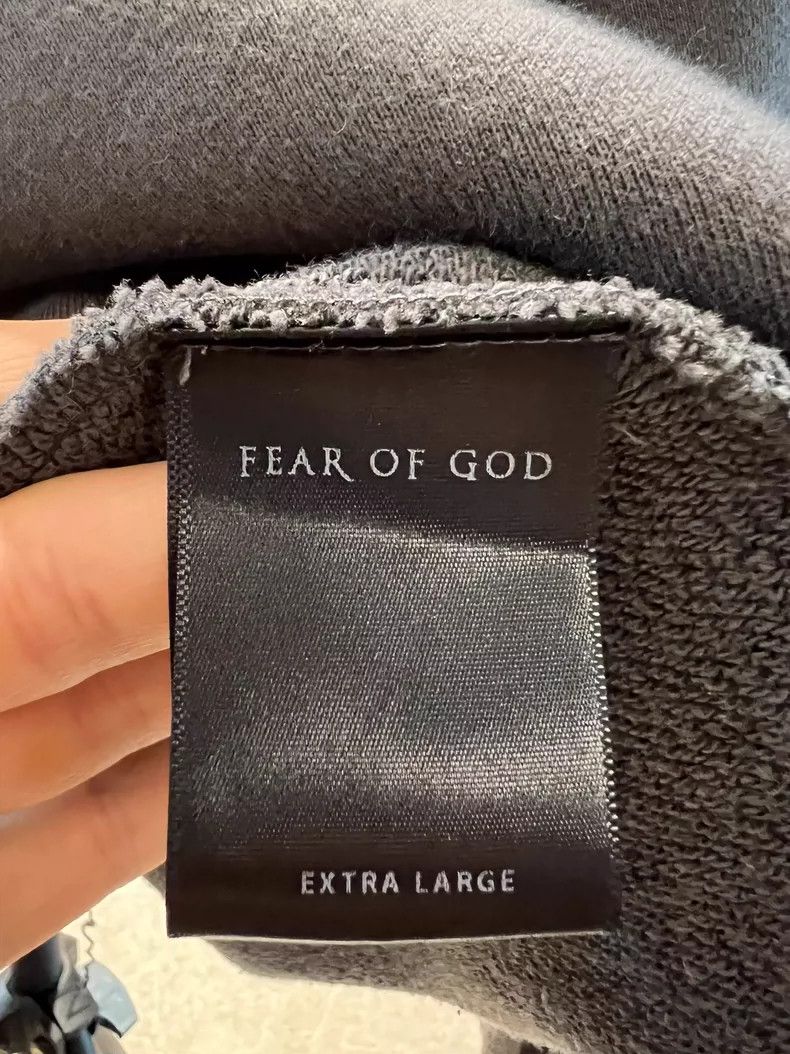 Fear of God fear of god Dark Grey Pullover sweatshirt Size US XL / EU 56 / 4 - 4 Thumbnail