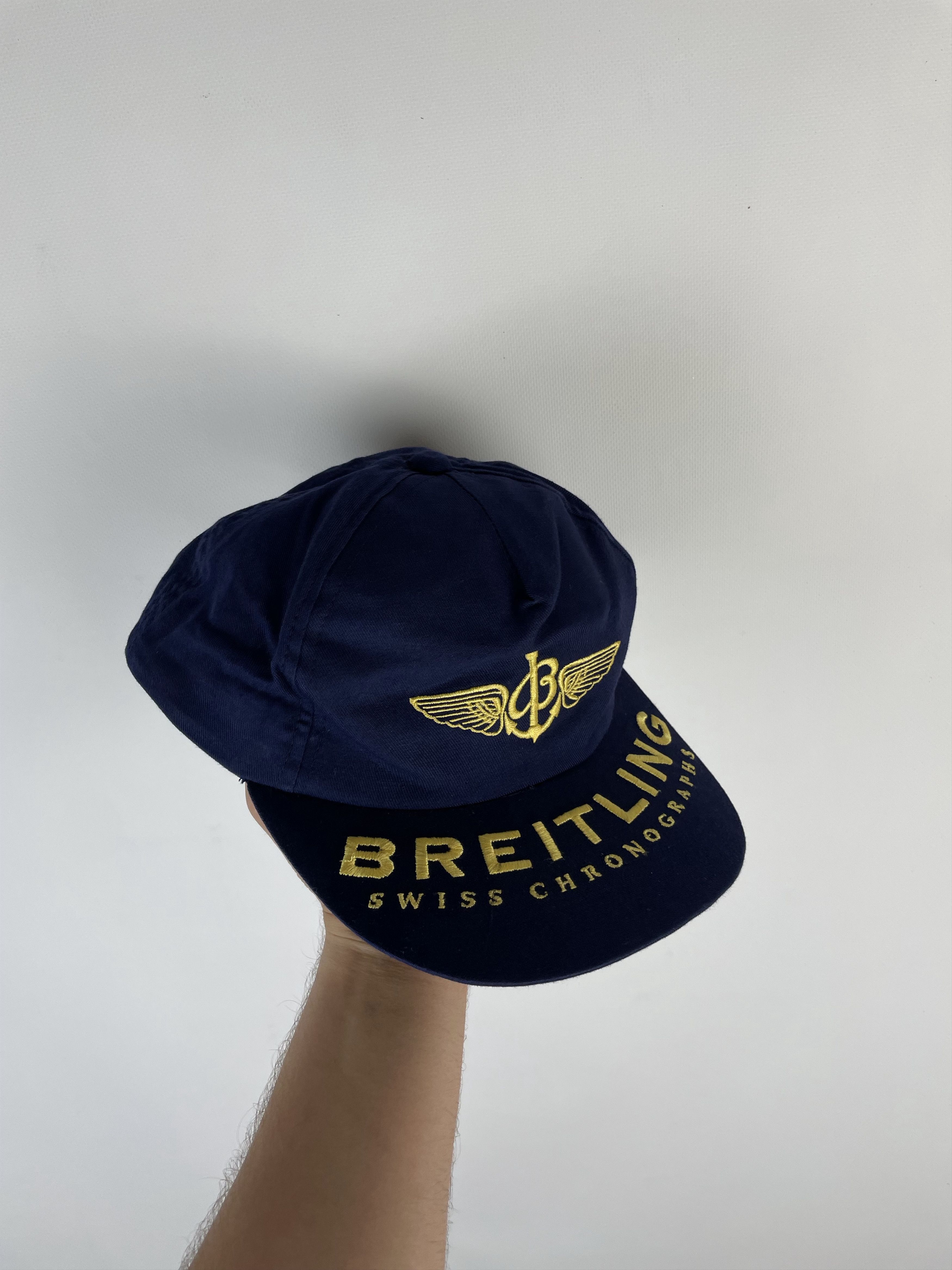 Breitling × Vintage Breitling cap vintage big logo hat Size ONE SIZE - 2 Thumbnail