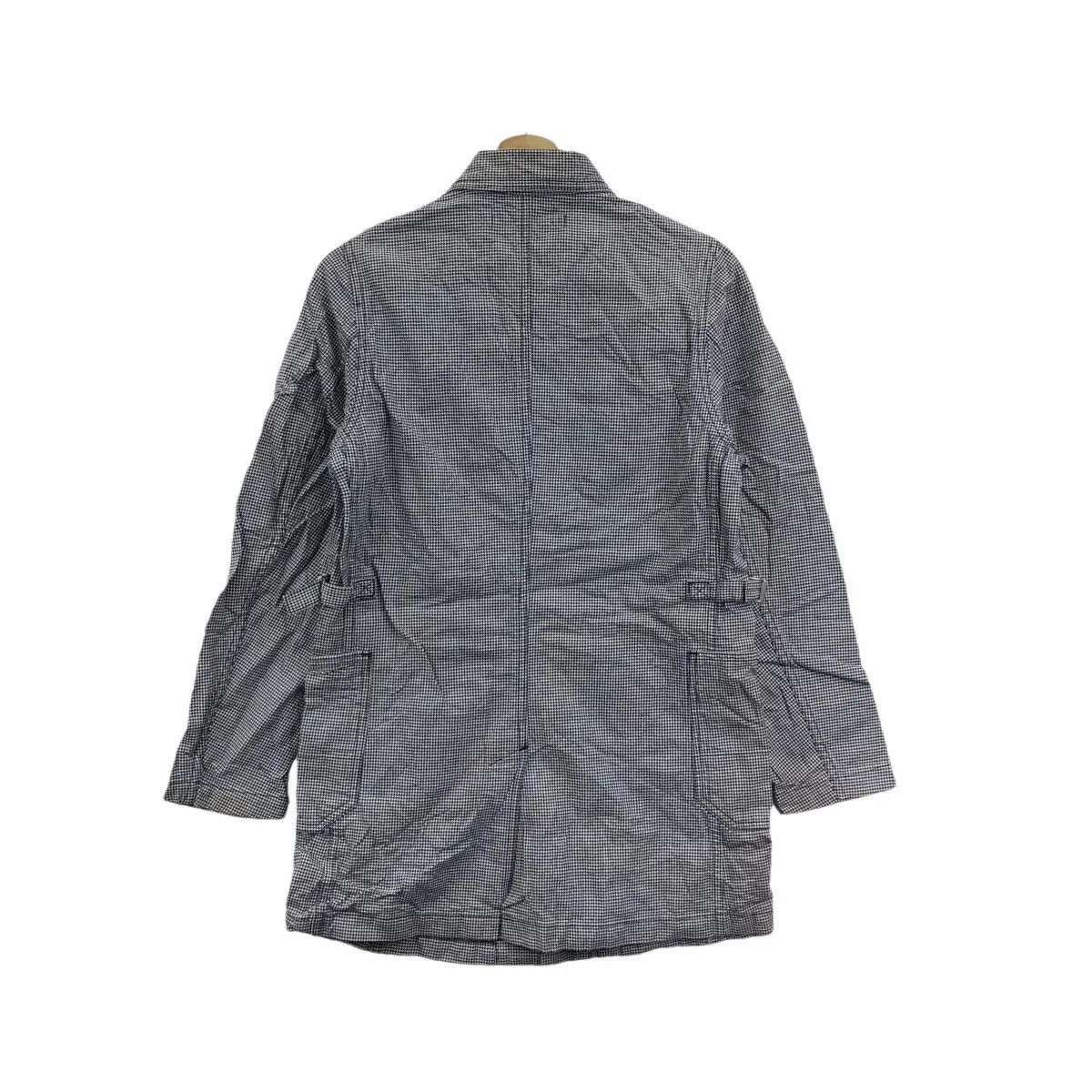 Spellbound SPELLBOUND JAPAN HOUNDSTOOTH Trench Coat Parka Jacket Denim Size S / US 4 / IT 40 - 2 Thumbnail