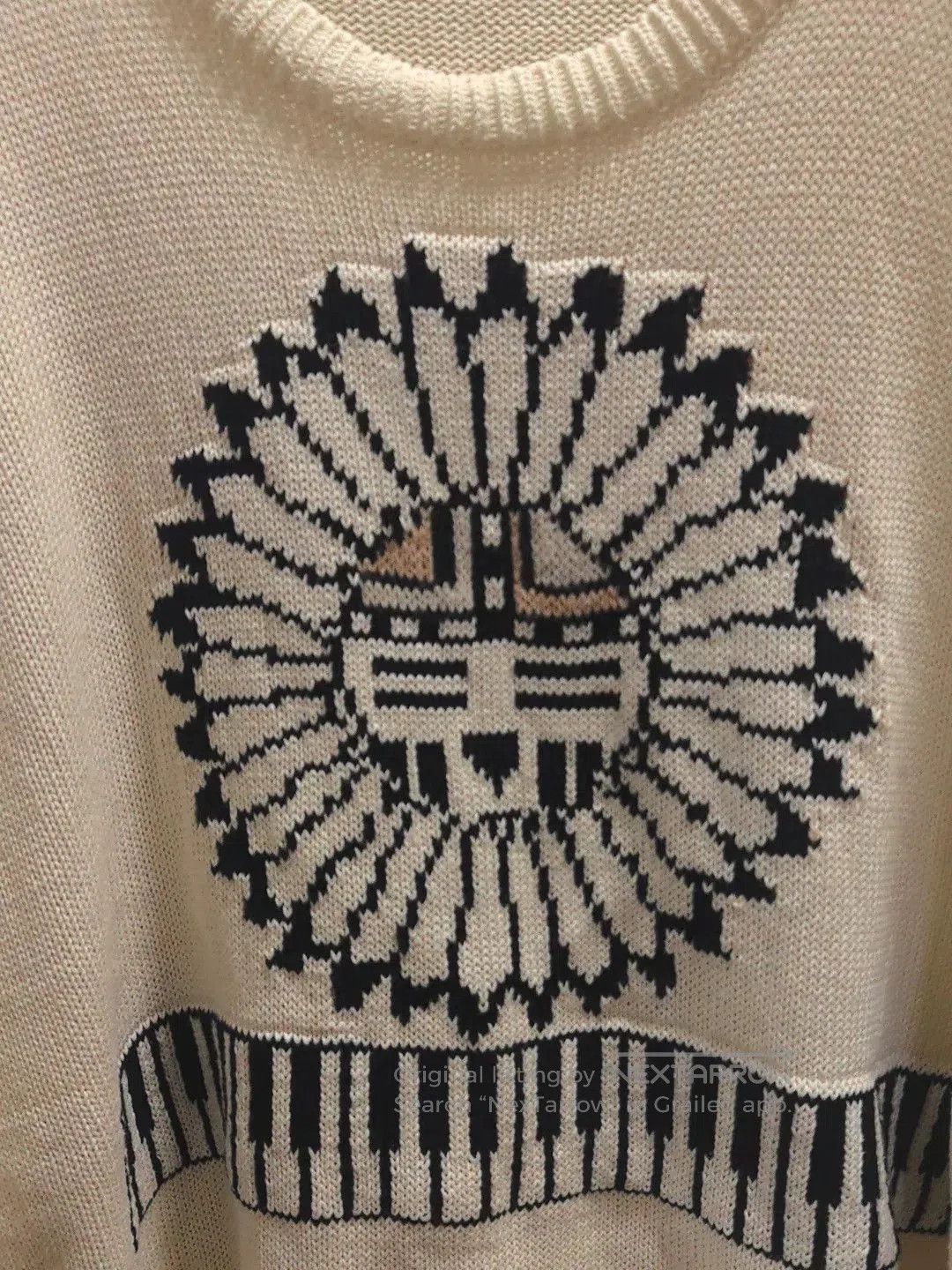 Other Kapital Beige Knitted Sweater Made in Japan. Size US L / EU 52-54 / 3 - 3 Thumbnail