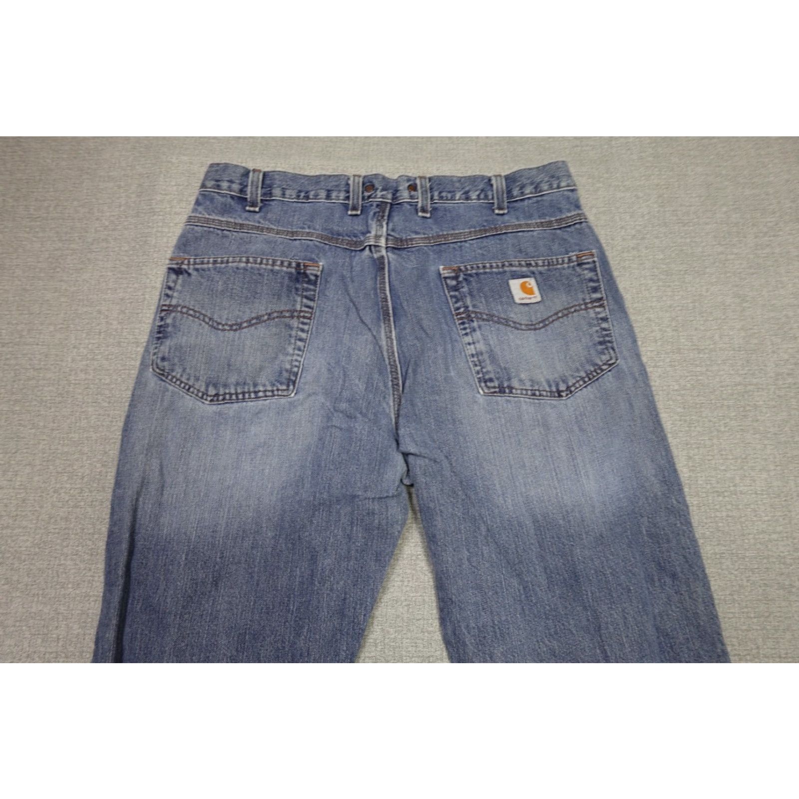 Carhartt Vintage Carhartt Jeans Mens 38x30 Blue Relaxed Light Wash 5-Pocket Denim B213 LVN Jeans Mens Blue Carhartt 90s Modern Size US 38 / EU 54 - 5 Thumbnail