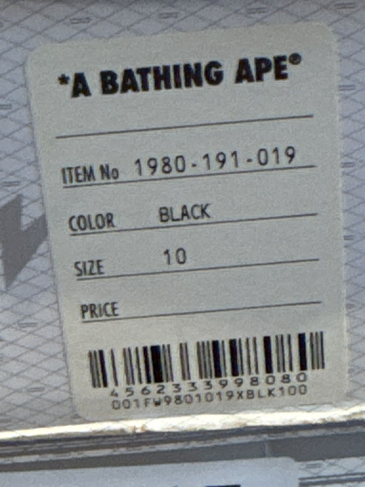 Bape Sz 10 OG BAPESTA BLACK with WHITE STAR BAPES Size US 10 / EU 43 - 11 Thumbnail