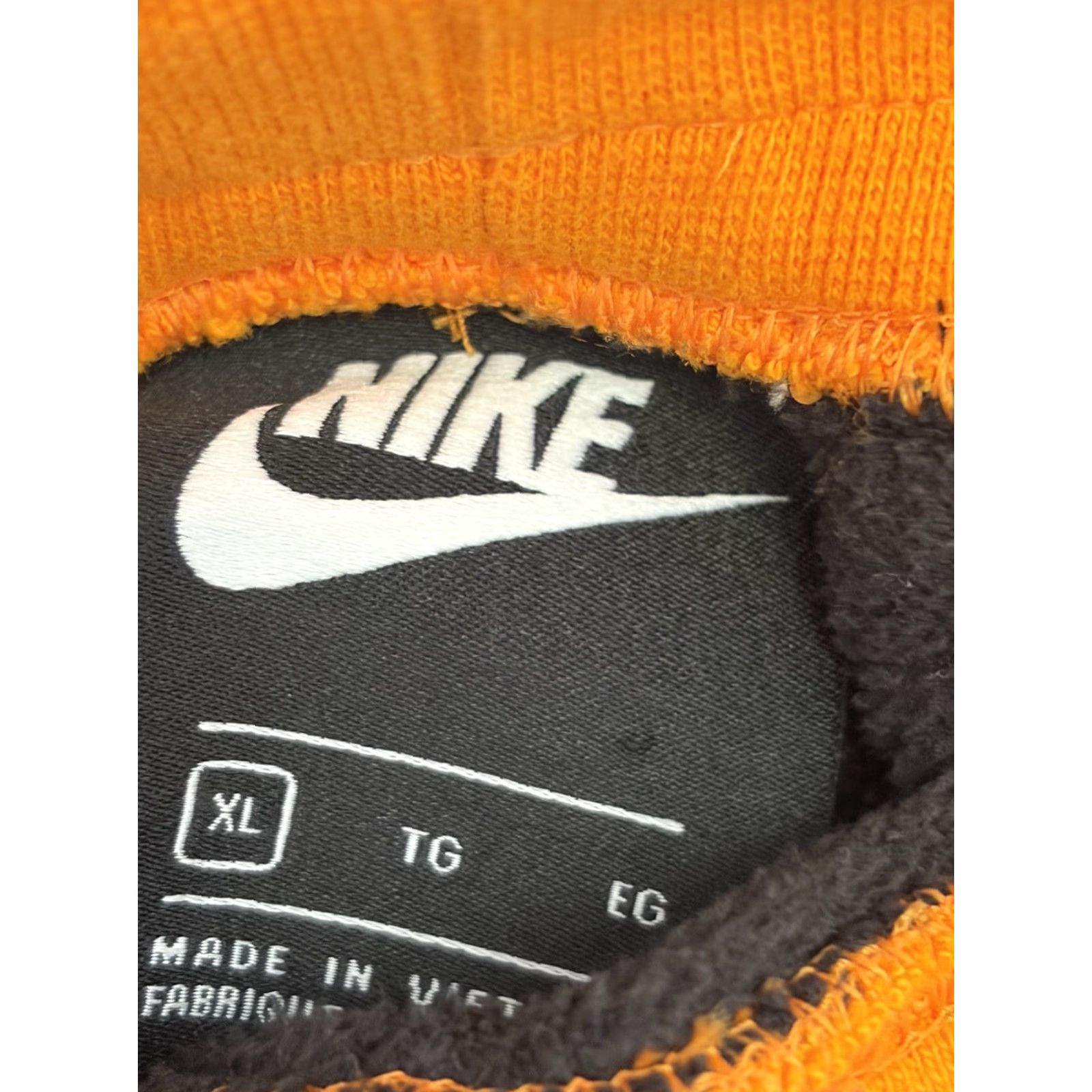 Nike Nike NSW Polar Fleece Colorblock Joggers Womens Sweatpants XL Black Swoosh Logo Hand Pockets Tapered Leg Athleisure Buzzword Nylon Stripe Size 40" / US 18 - 6 Thumbnail