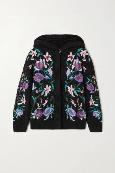 Valentino o1y0326 Hooded Cardigan in Multicolor Size XS / US 0-2 / IT 36-38 - 1 Thumbnail