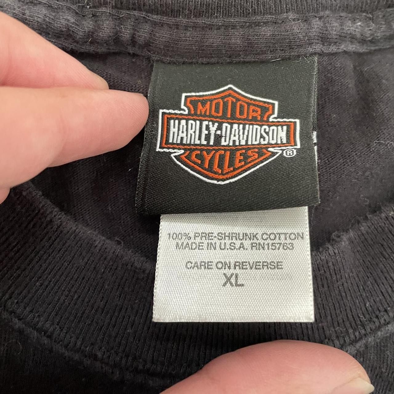 Harley Davidson × Vintage Vintage Y2K 90's Harley Davidson Gator Beach Graphic Tee Size US XL / EU 56 / 4 - 4 Thumbnail