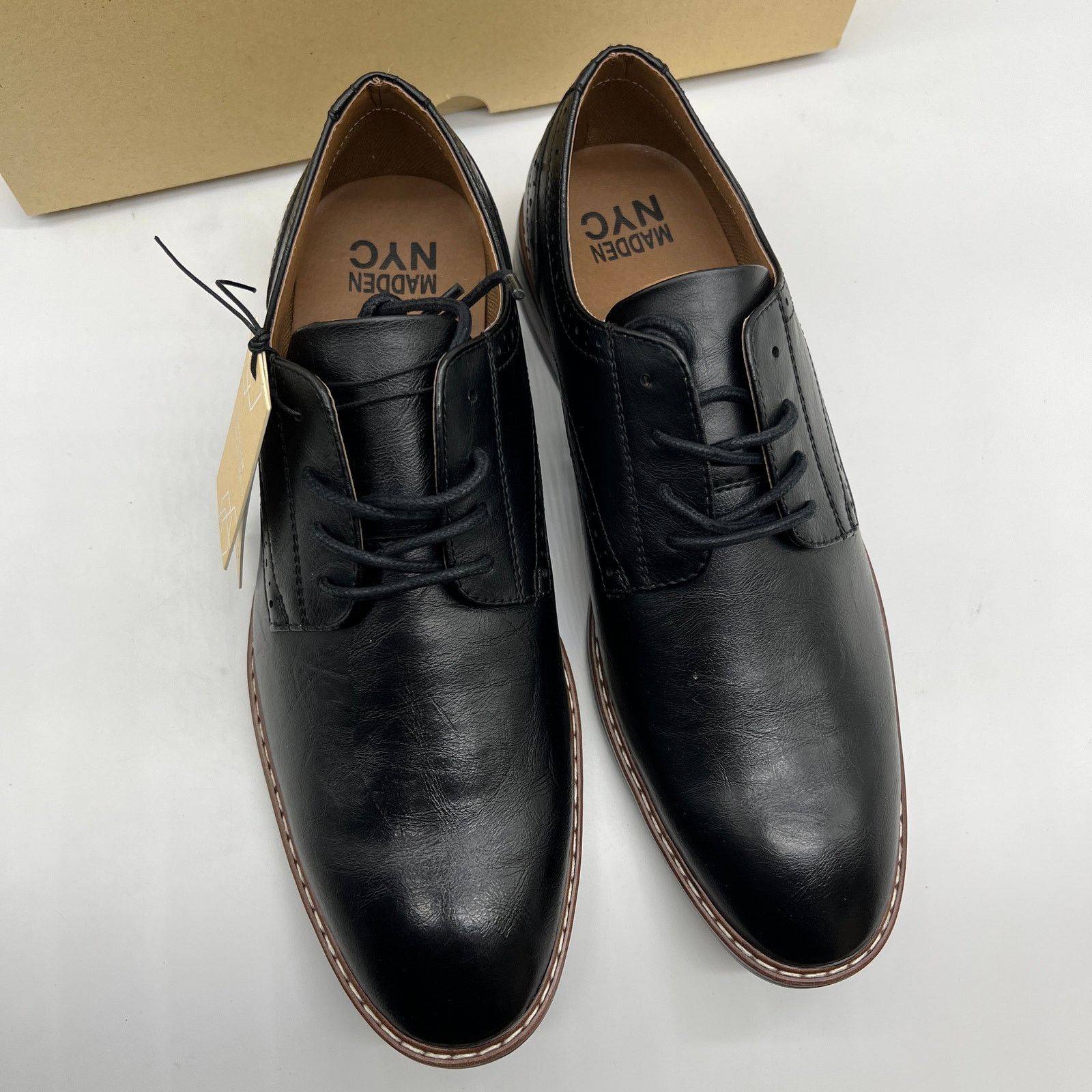 Other Madden NYC Men's Anthony Oxford Shoes Lace-up Black Size 8 Size US 8 / EU 41 - 3 Thumbnail