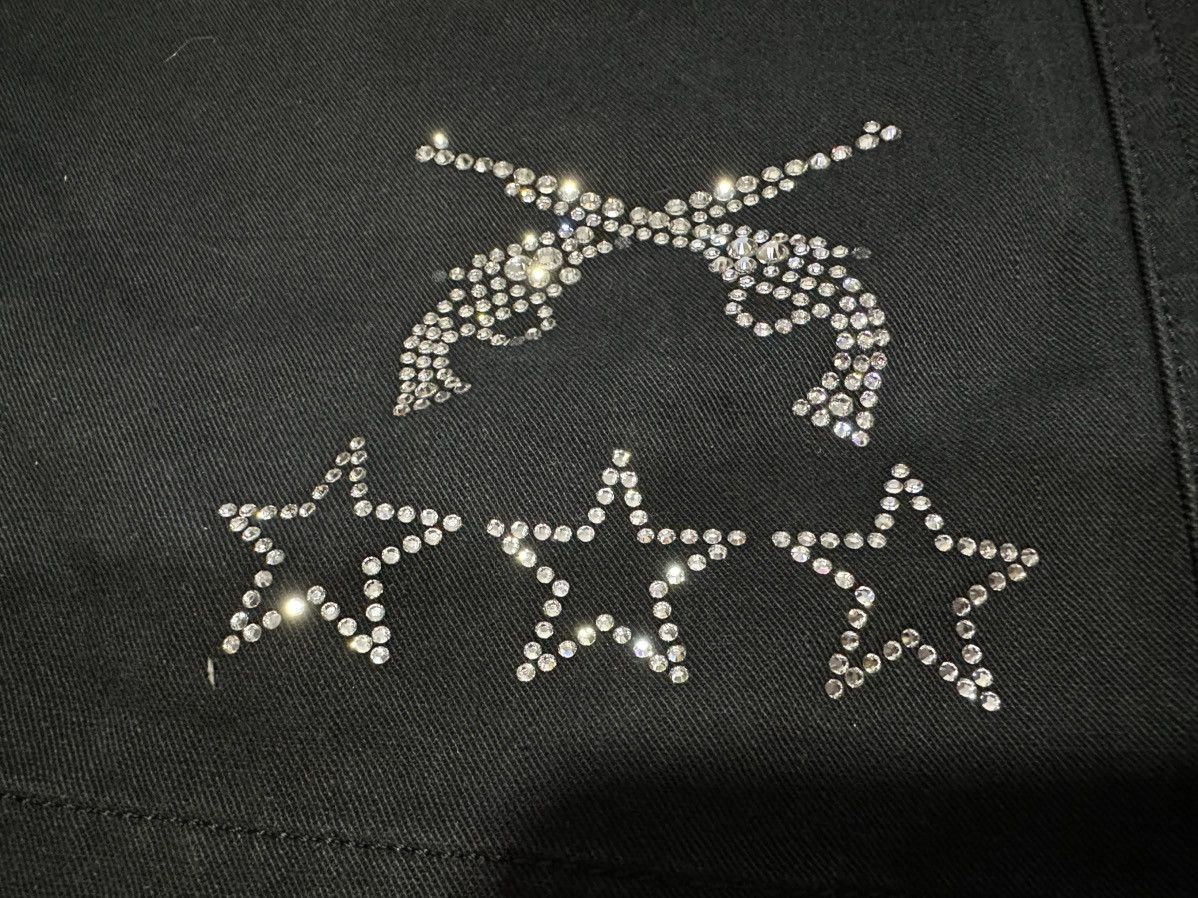 Hysteric Glamour × If Six Was Nine × Japanese Brand 🔥Sick Y2K Roar Guns Shorts Swarovski Stars Japanese Punk Size US 33 - 3 Thumbnail