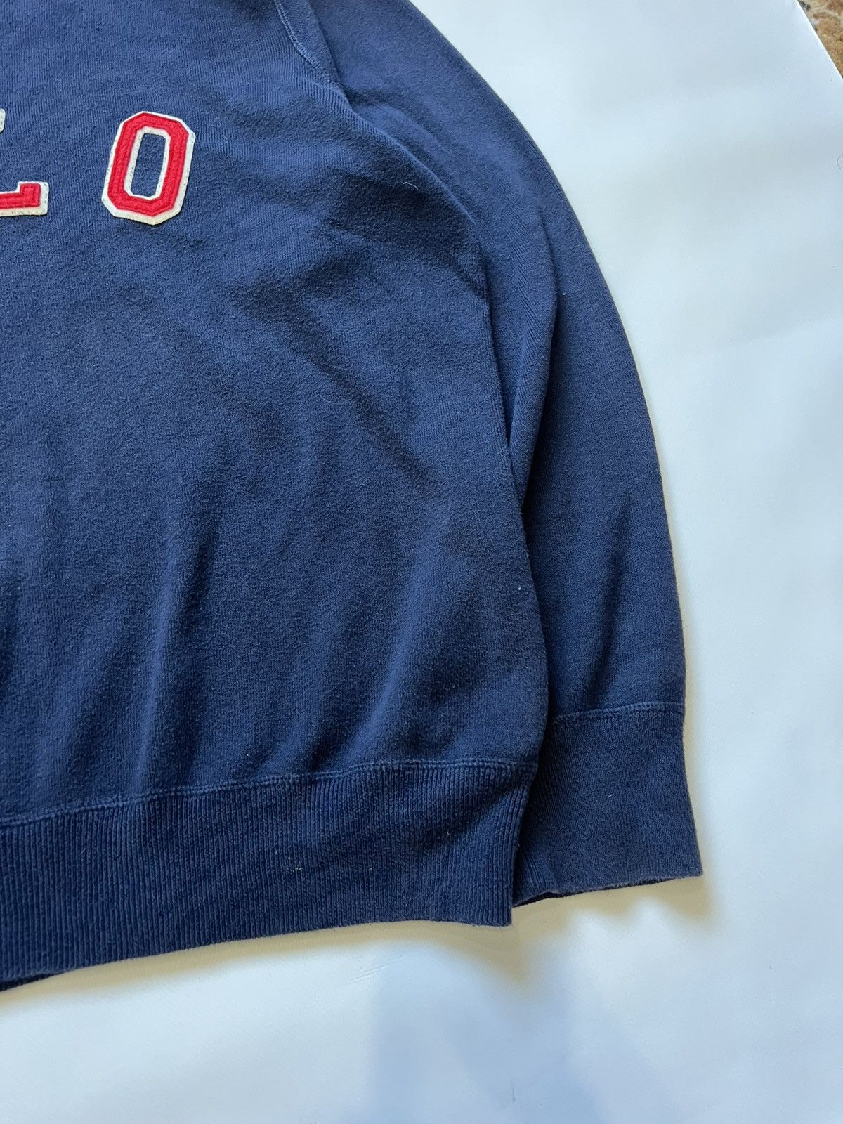 Polo Ralph Lauren Polo Ralph Lauren Blue Sweater Big Logo Classic Basic Size US XXL / EU 58 / 5 - 5 Thumbnail