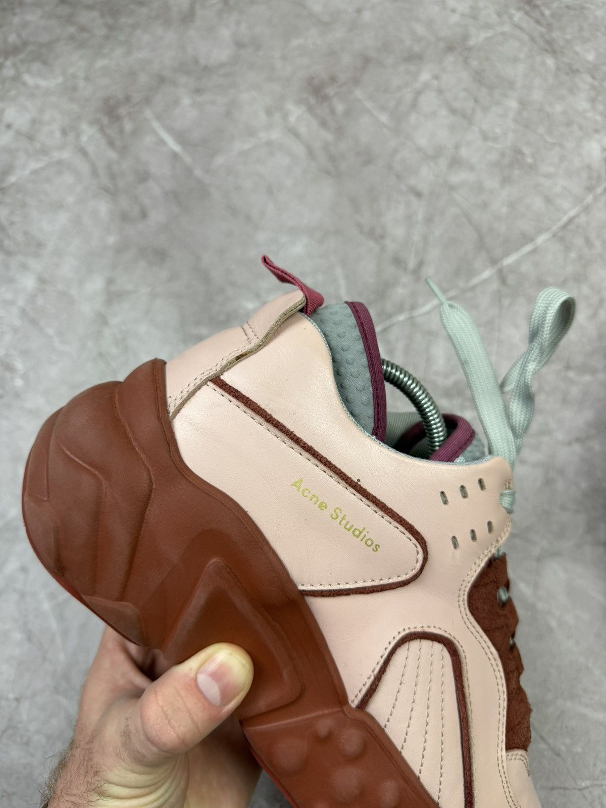 Acne Studios Acne Pink Manhattan Sneakers Size US 9 / IT 39 - 8 Thumbnail