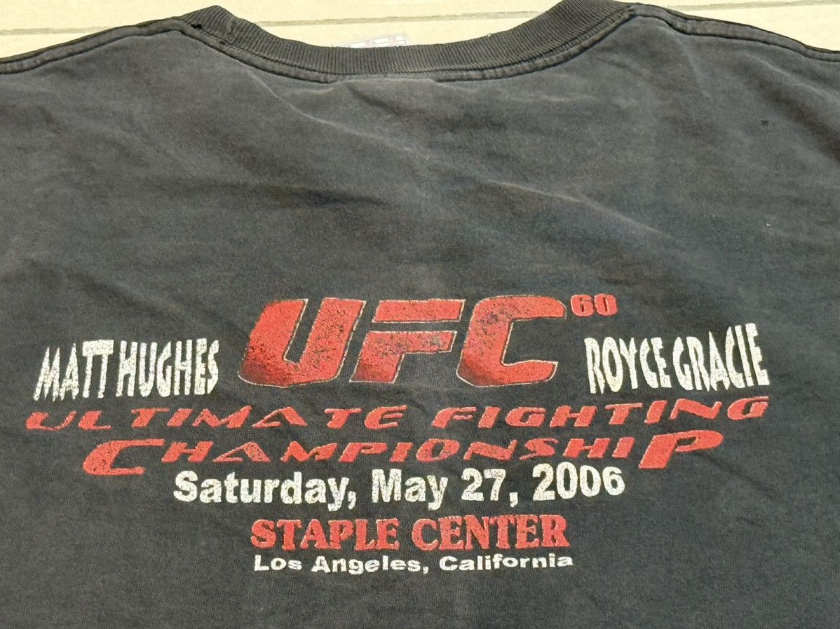 UFC Vintage 00s UFC 60 Hughes vs Gracie Bootleg T Shirt MMA Size US XL / EU 56 / 4 - 8 Thumbnail
