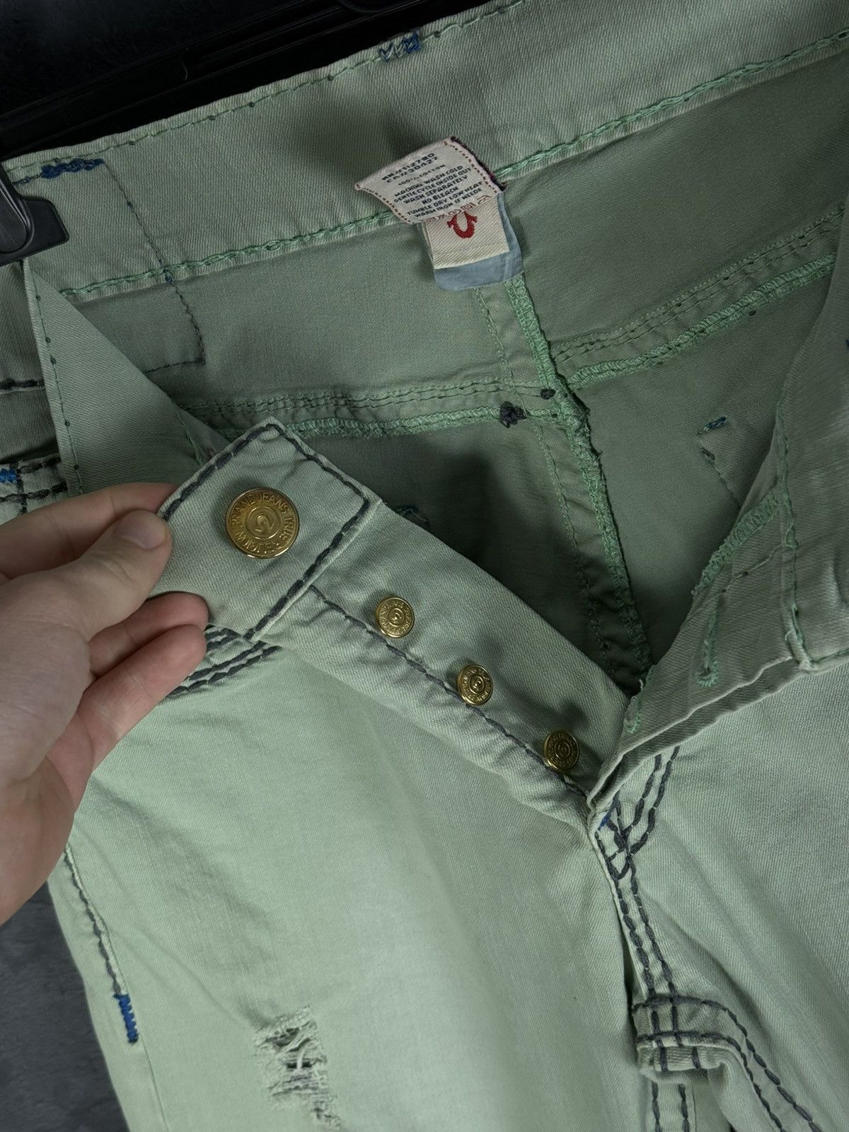 True Religion True Religion Ricky Super T Jeans Size US 36 / EU 52 - 13 Thumbnail