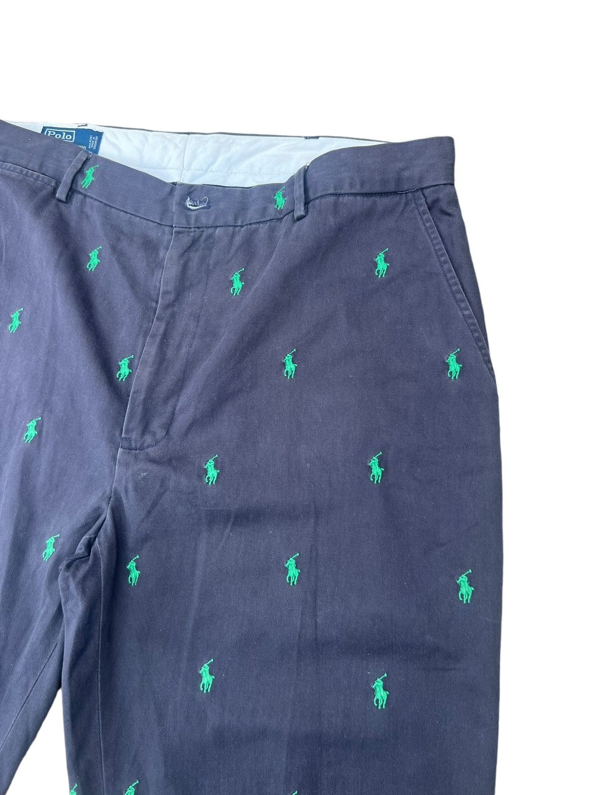 Polo Ralph Lauren Vintage Polo Ralph Lauren Small Pony Faded Chinos Pant Size US 35 - 8 Thumbnail