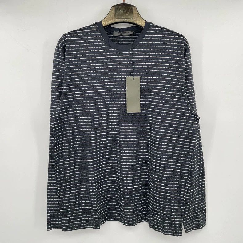 Givenchy Givenchy Four-Panel Embroidered Striped Long Sleeve Size US M / EU 48-50 / 2 - 1 Thumbnail